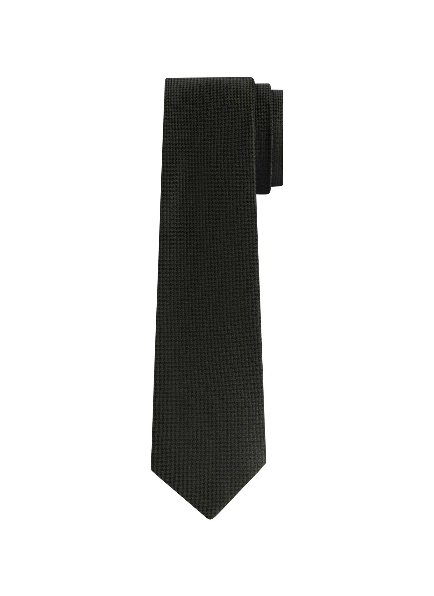 Printed silk tie CALVIN KLEIN Green