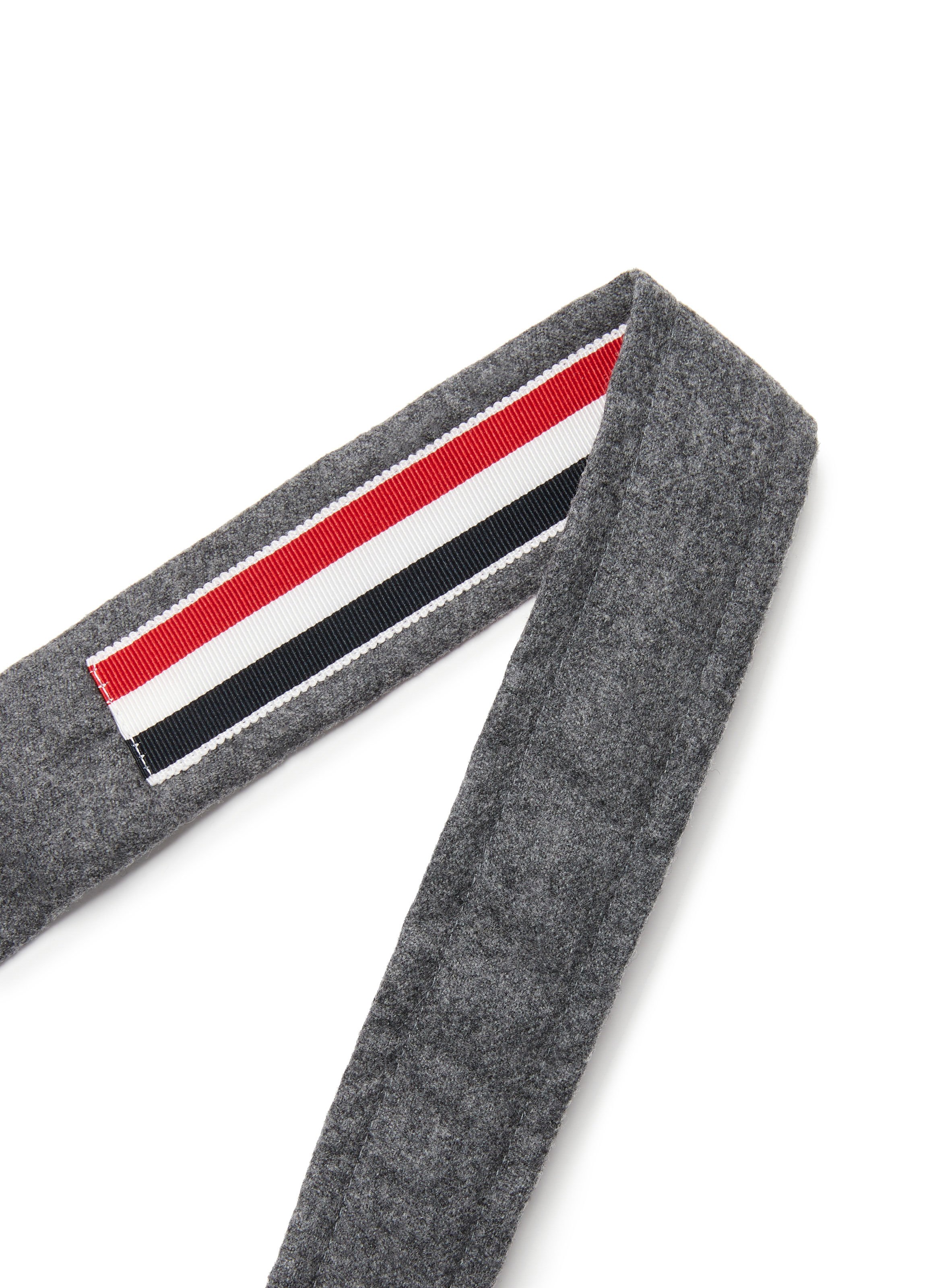 Cravate chiné en laine et cachemire