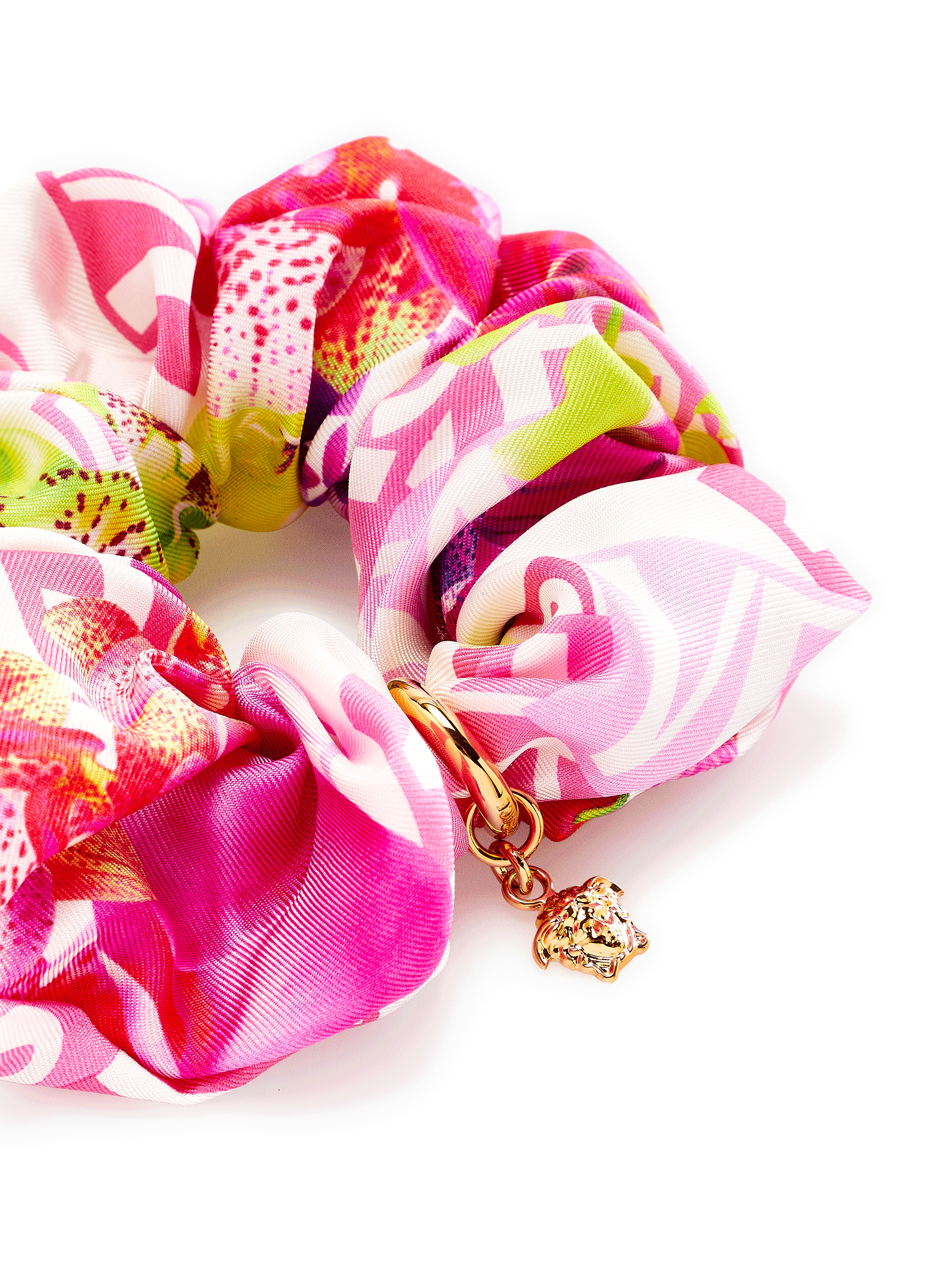 Chouchou à imprimé en soie