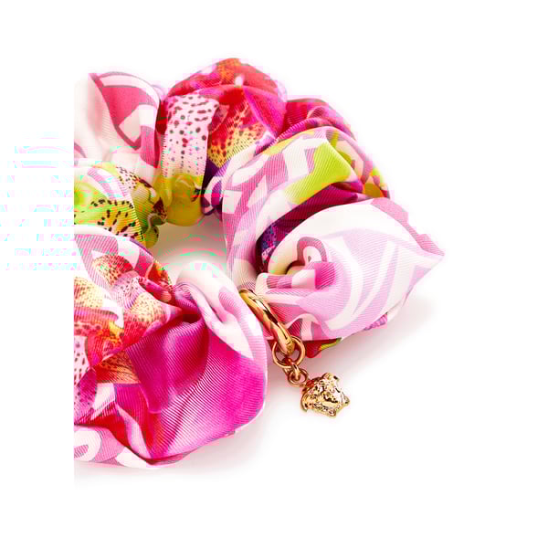 Chouchou à imprimé en soie