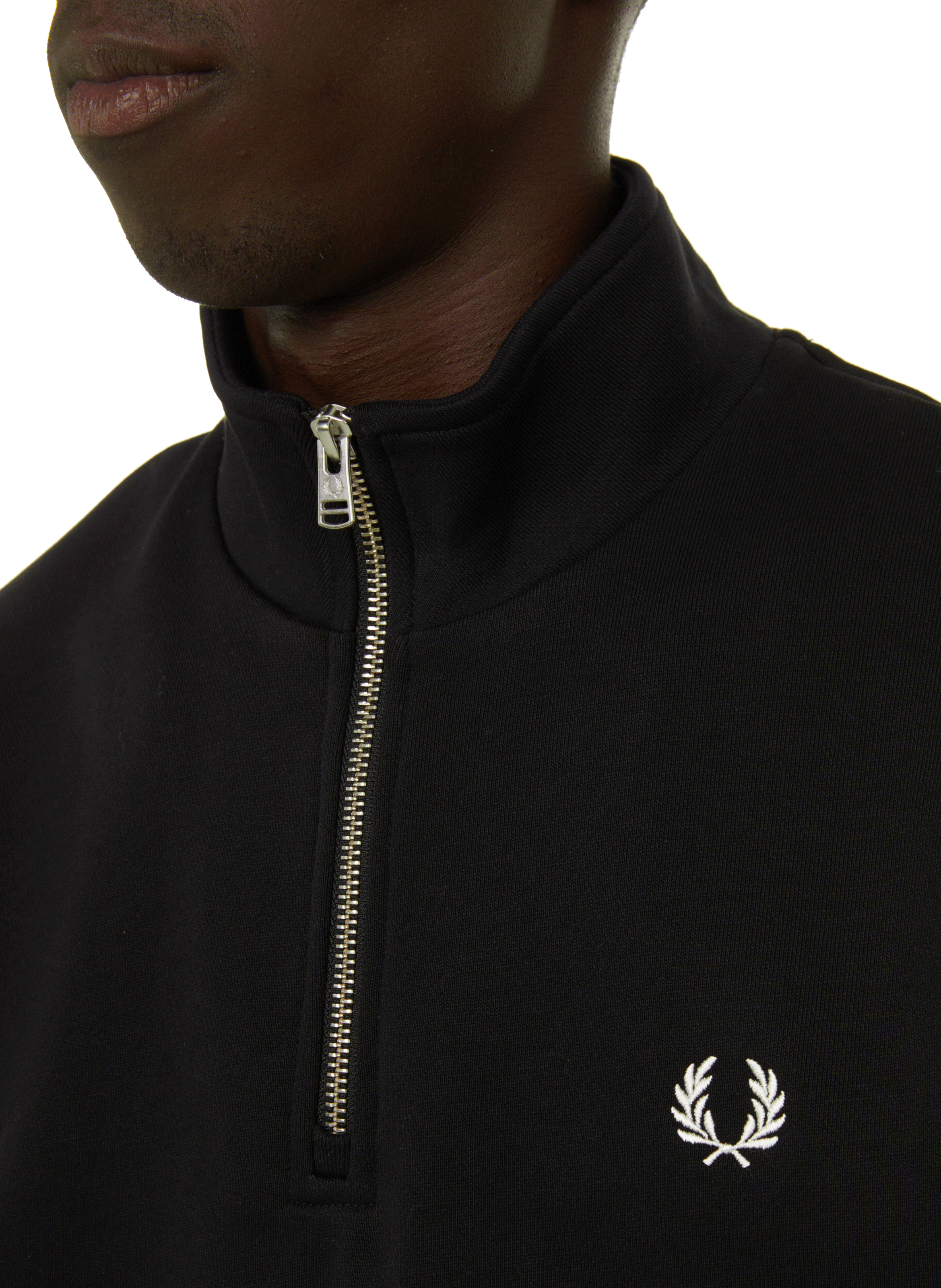 Cotton sweatshirt FRED PERRY Black