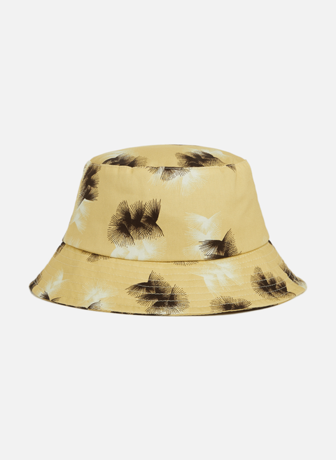 Yellow cotton-print bucket hatPAUL SMITH 