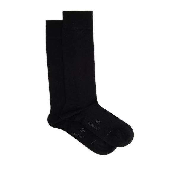 Shop Dore Dore Wool And Cotton Socks In Black