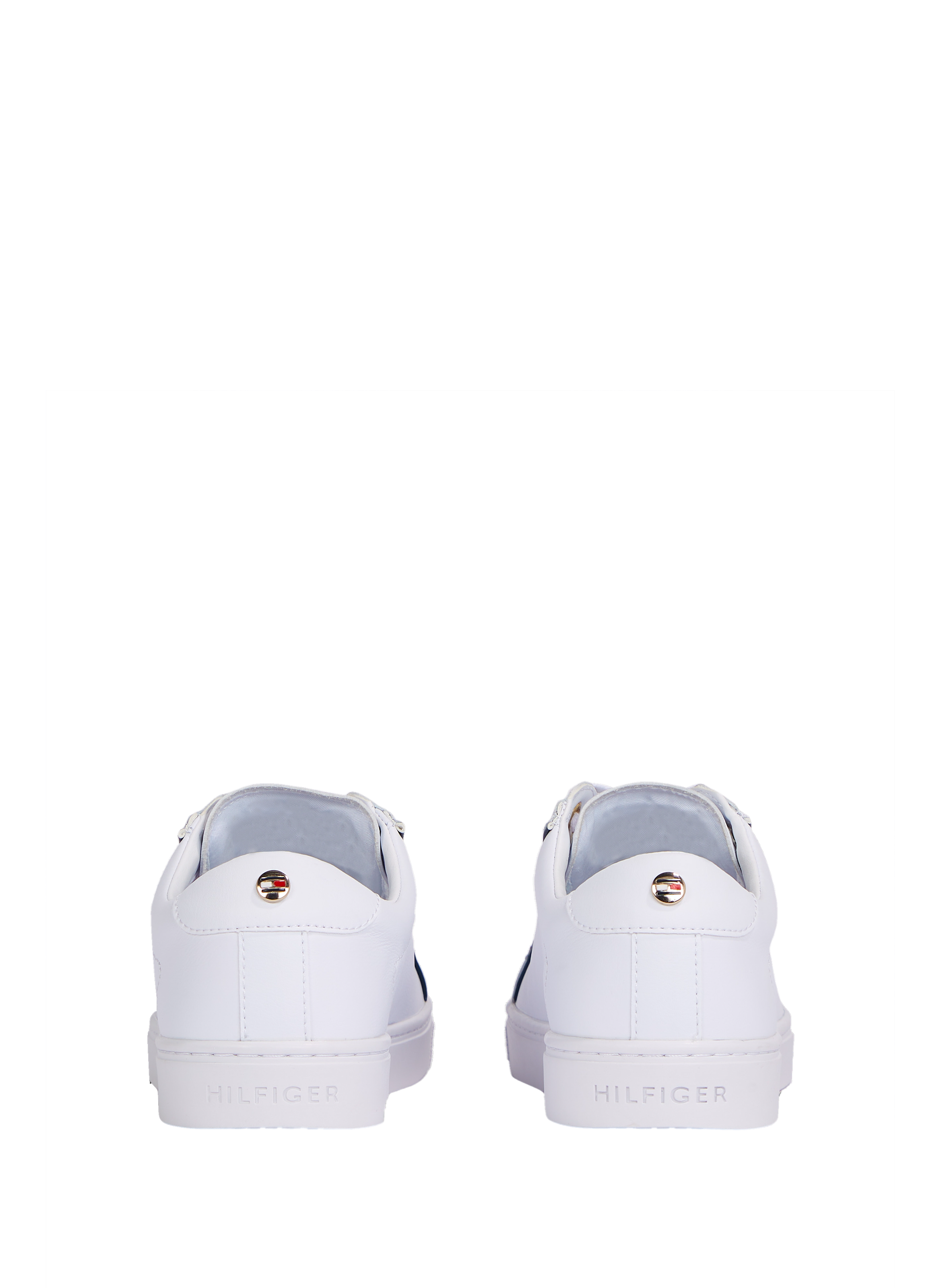 Baskets en cuir Blanc