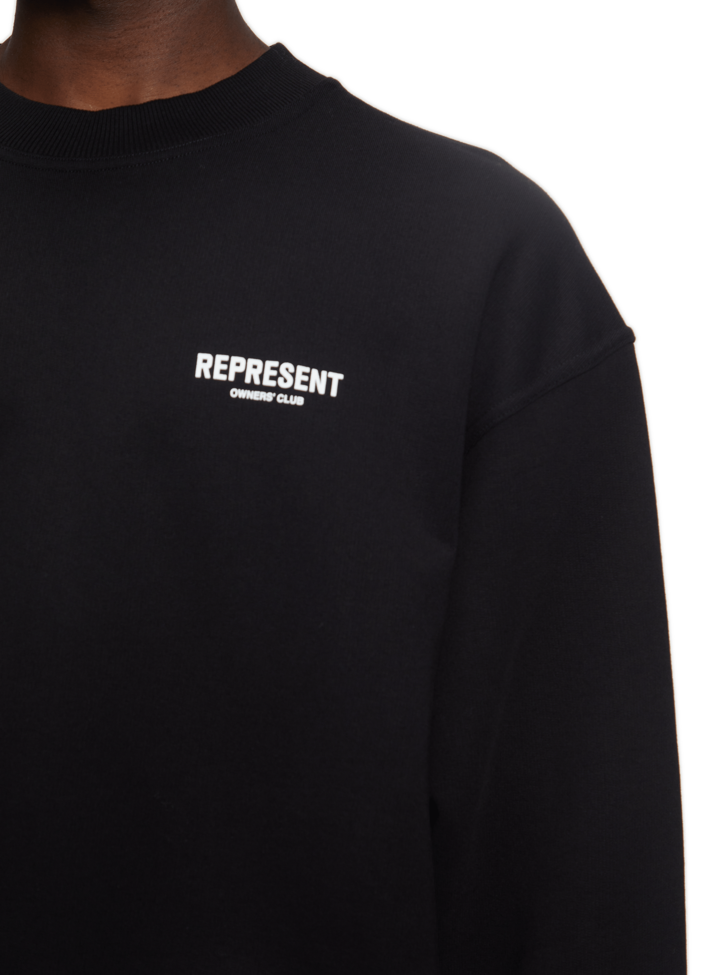 Sweatshirt en coton  Noir