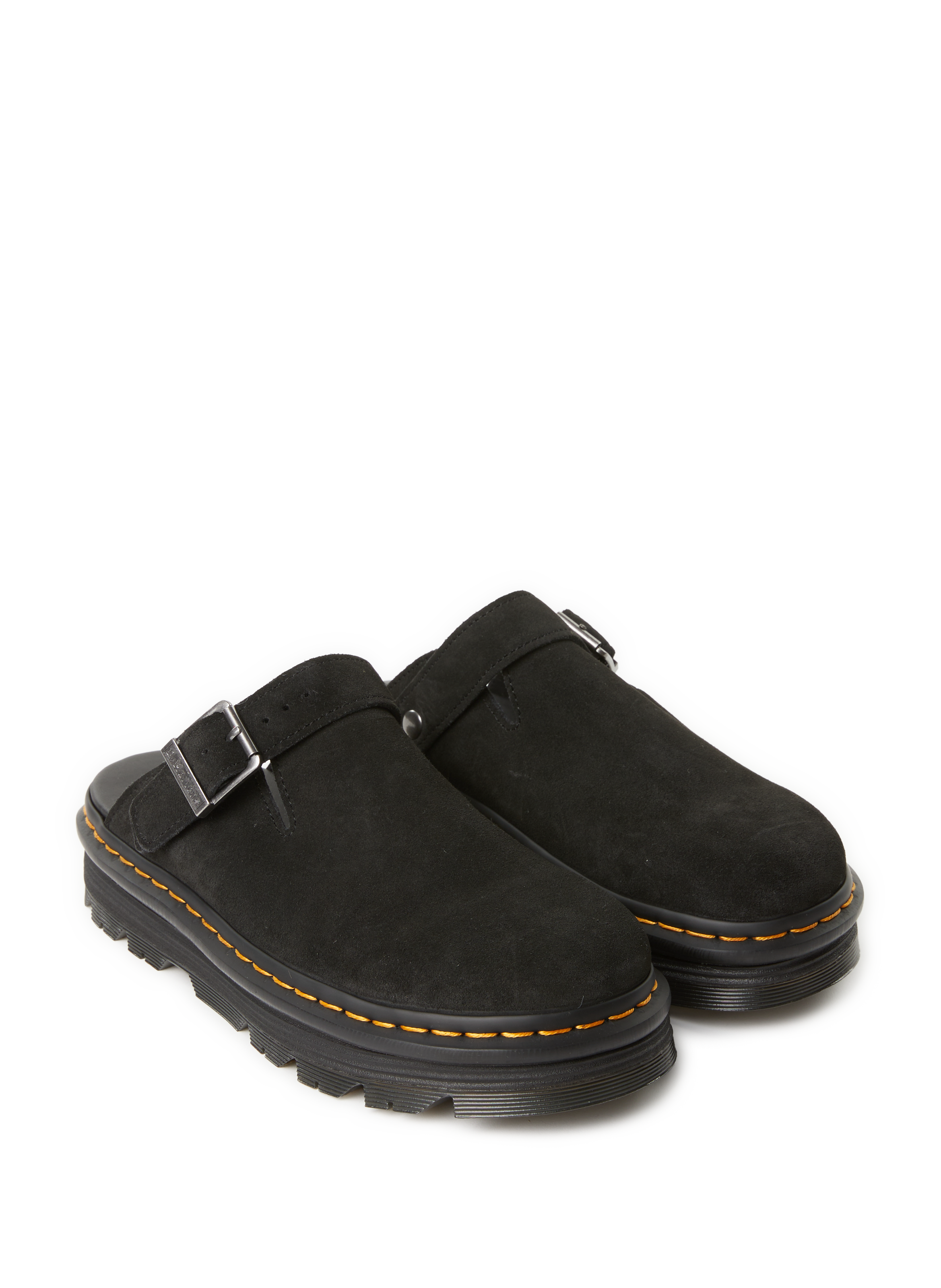Mules ZebZag en cuir suédé DR. MARTENS Noir