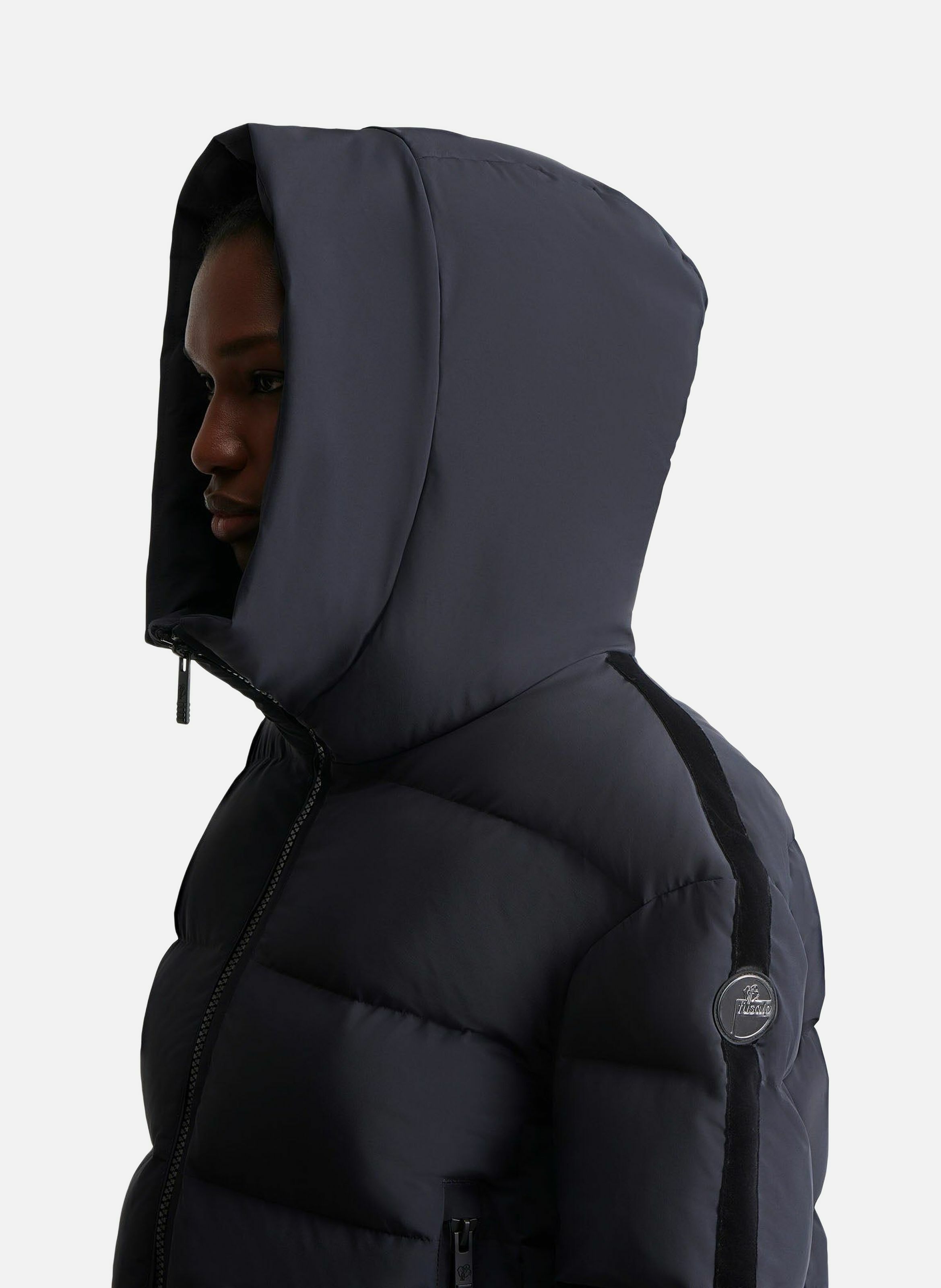 Doudoune barsy col montant coupe regular Vert