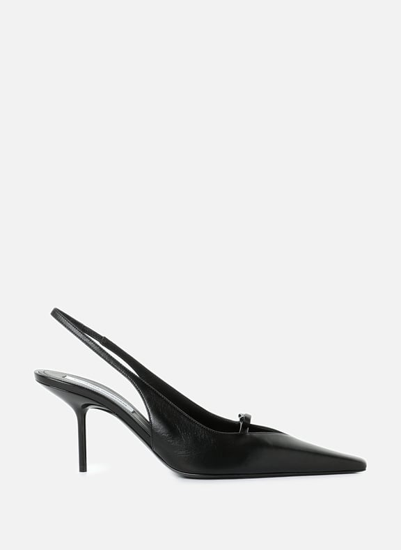 Sling-back en cuir Noir by VICTORIA BECKHAM VICTORIA BECKHAM Sling-back en cuir Noir