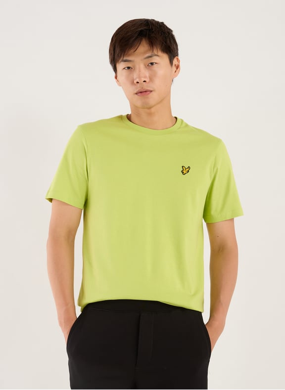 Classic Cotton T-Shirt Green by LYLE & SCOTT LYLE & SCOTT Classic Cotton T-Shirt Green