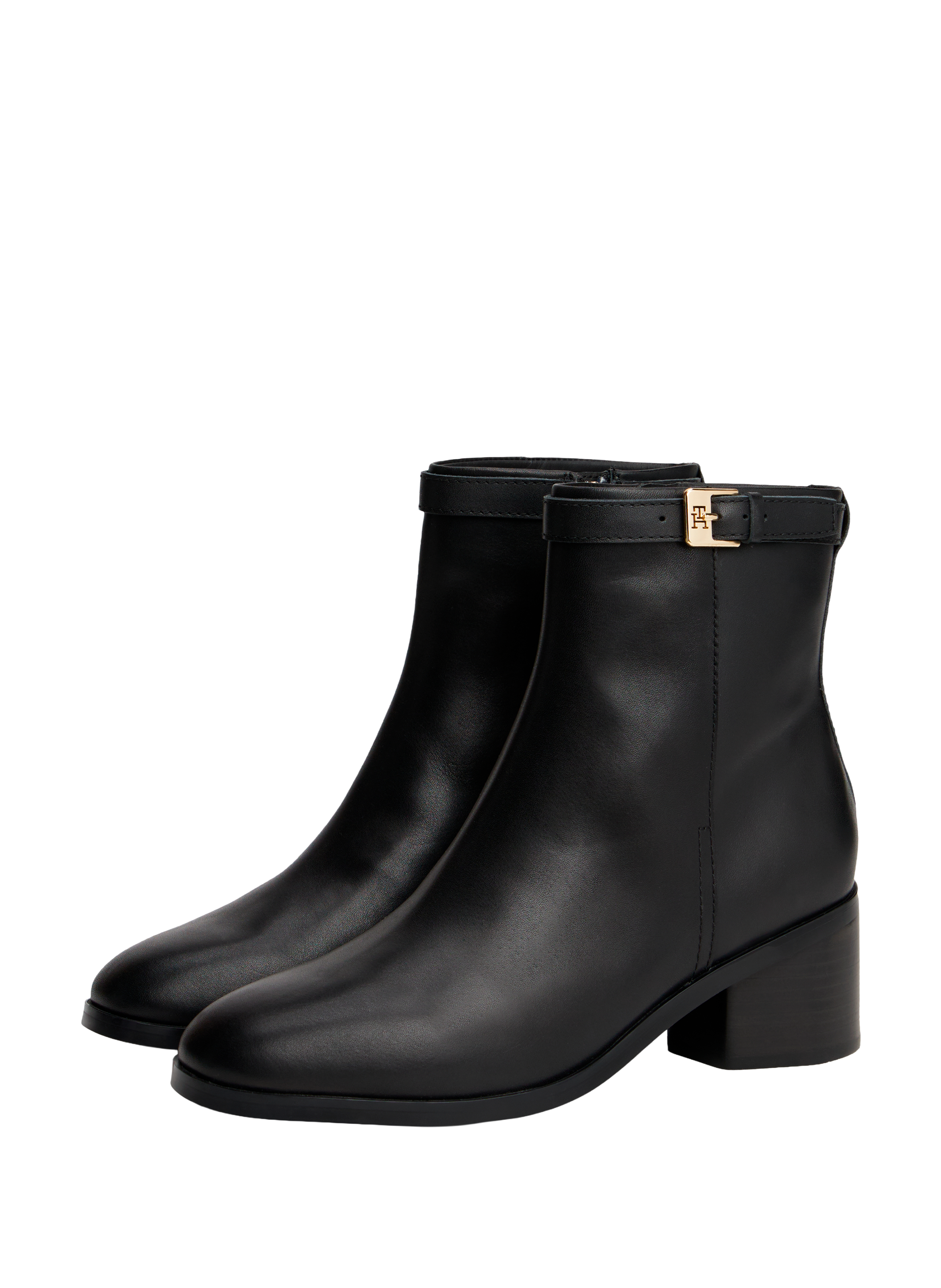 Bottines en cuir TOMMY HILFIGER Noir