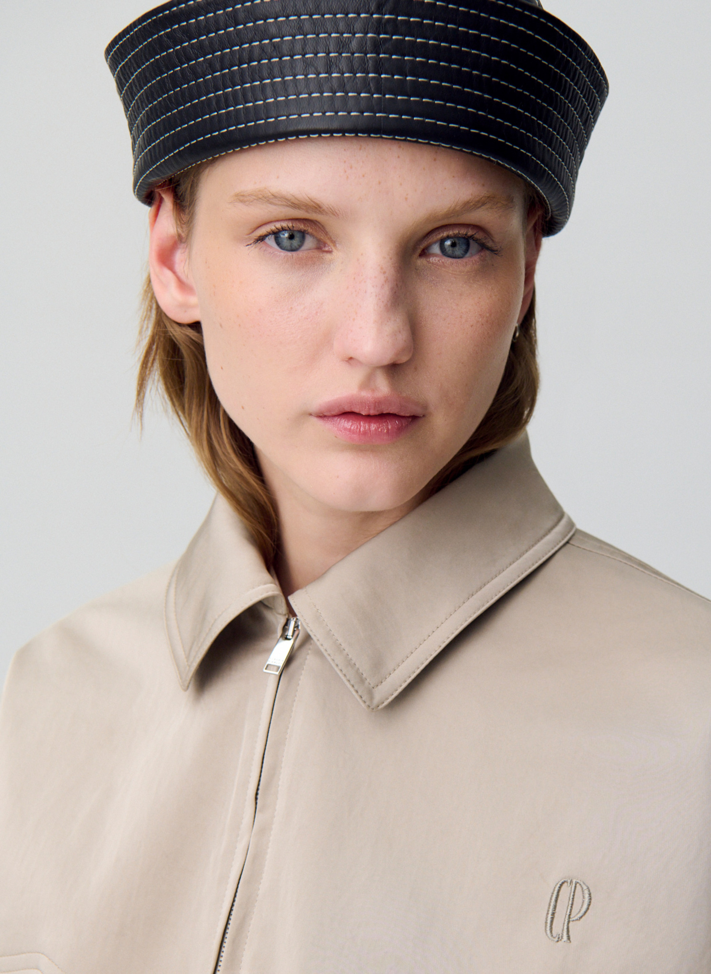 Veste col classique CLAUDIE PIERLOT Beige