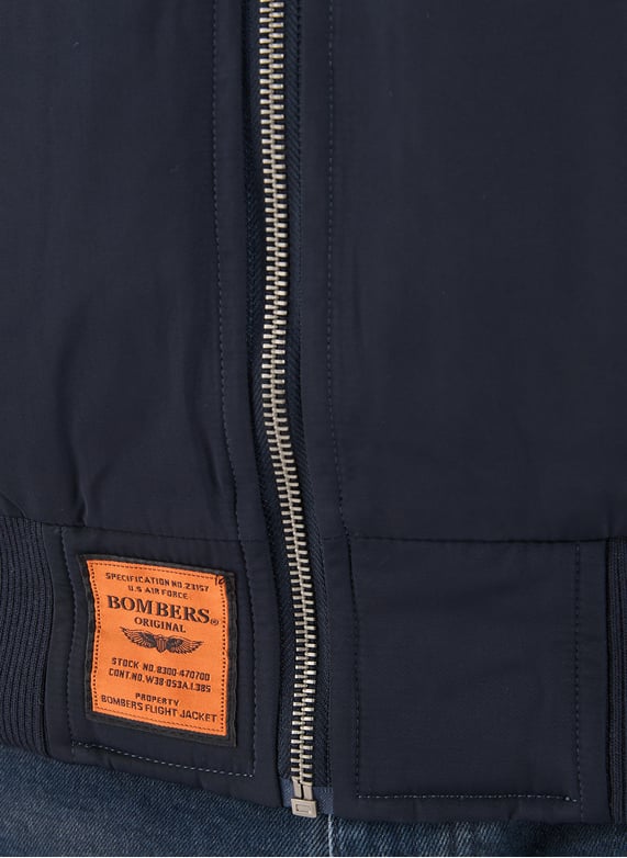 Bomber ample à col montant | Bleu by BOMBERS ORIGINAL Bomber ample à col montant Bleu