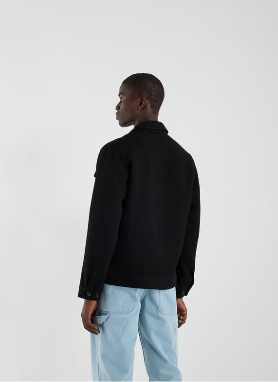 Blouson col classique | Noir by LES DEUX Blouson col classique Noir