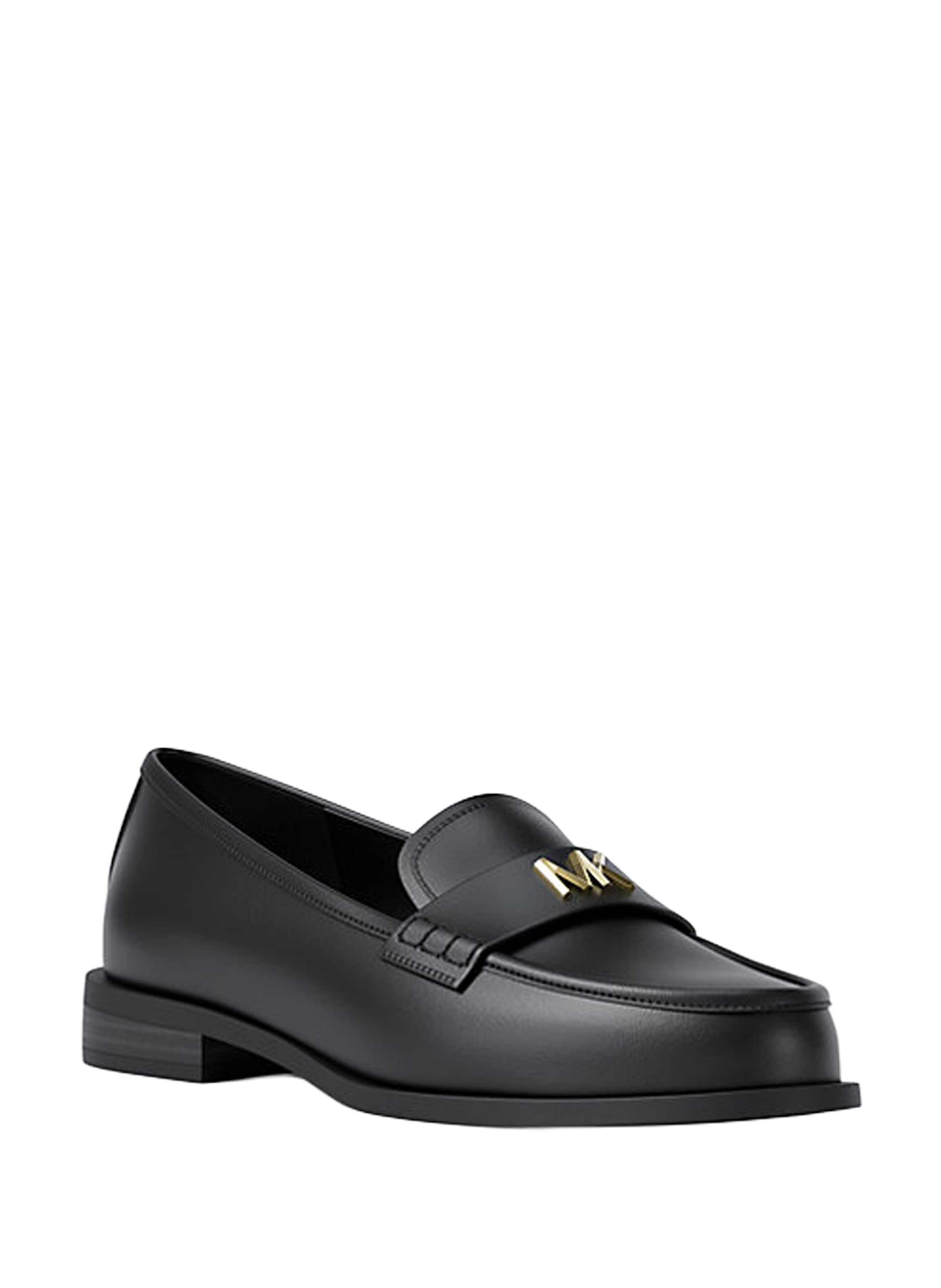 Mocassins unis en cuir MICHAEL KORS Noir