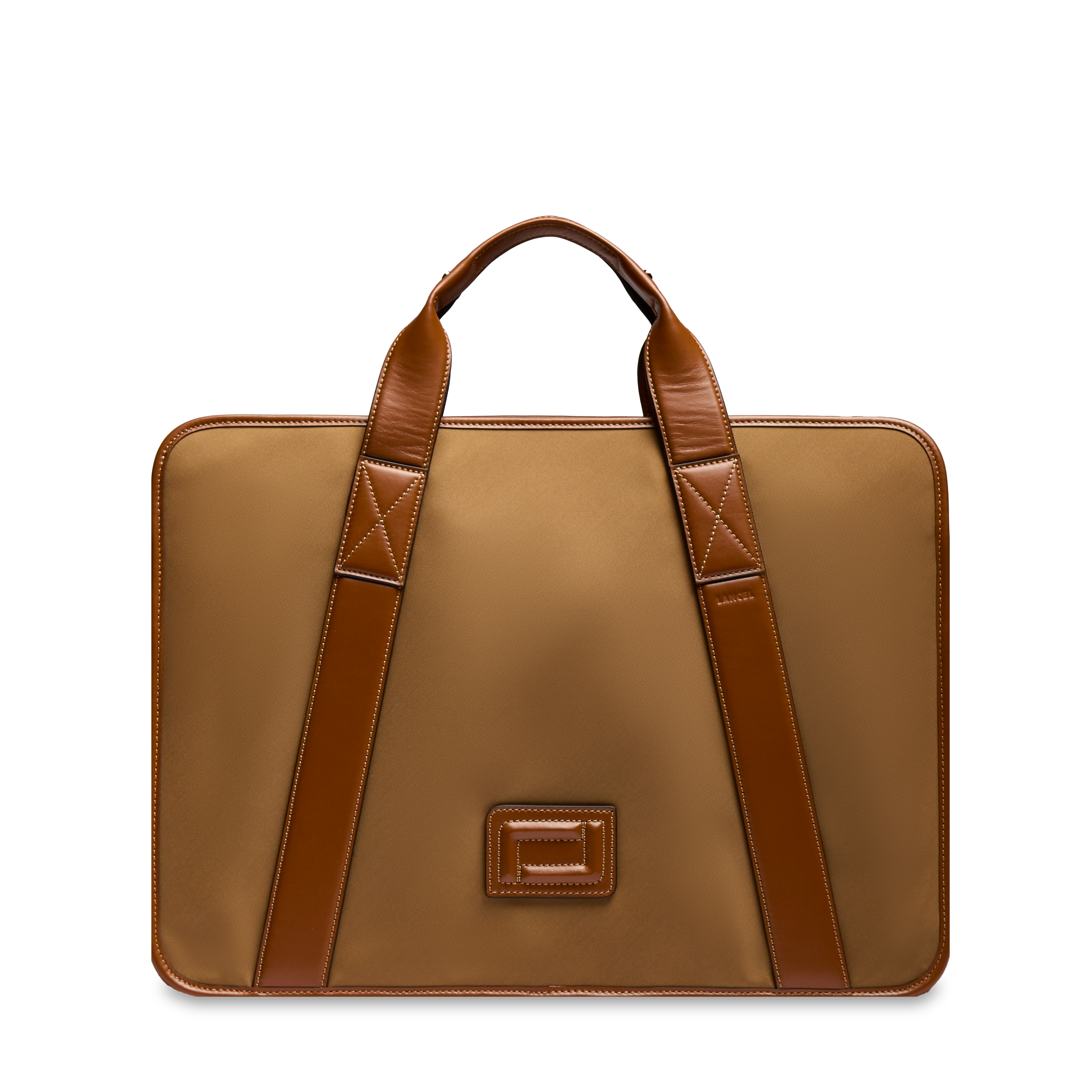 Sac weekend zippé 45 mistral de lancel en nylon LANCEL Beige