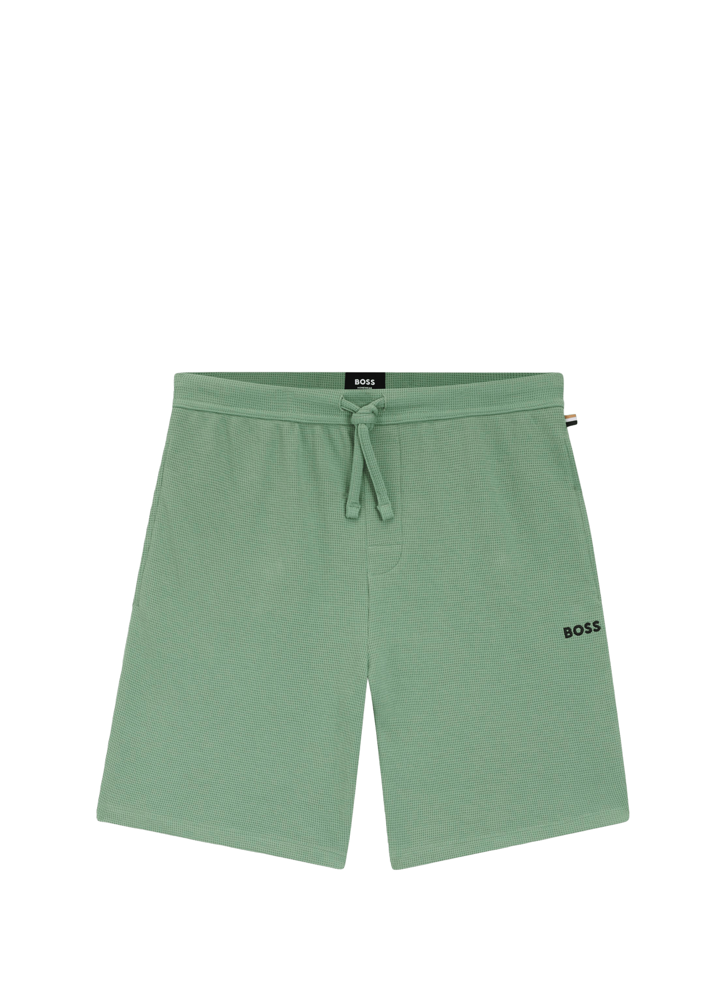Straight shorts in mixed piqué cotton BOSS Green