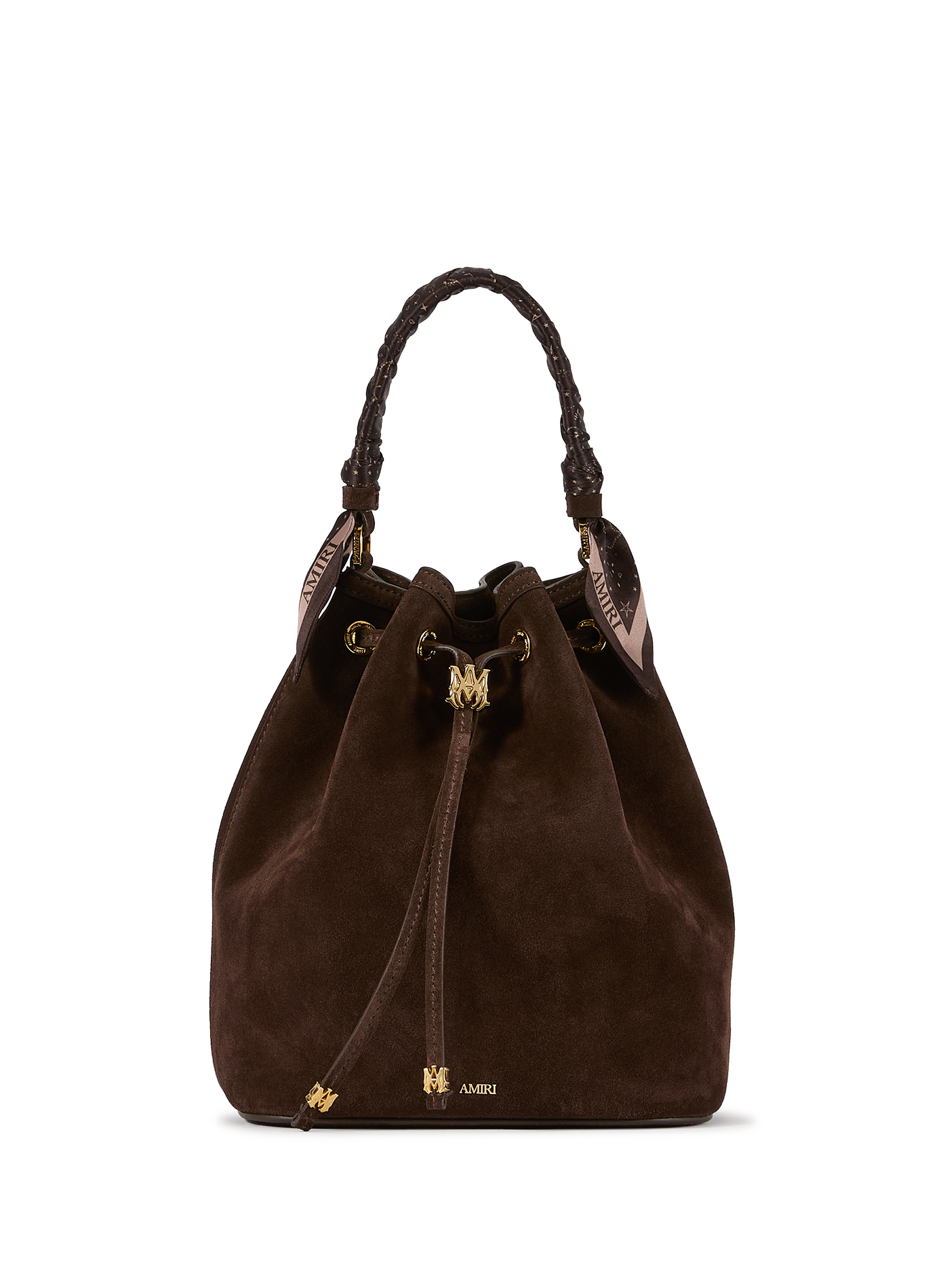 Sac seau en cuir suédé AMIRI Multicolore