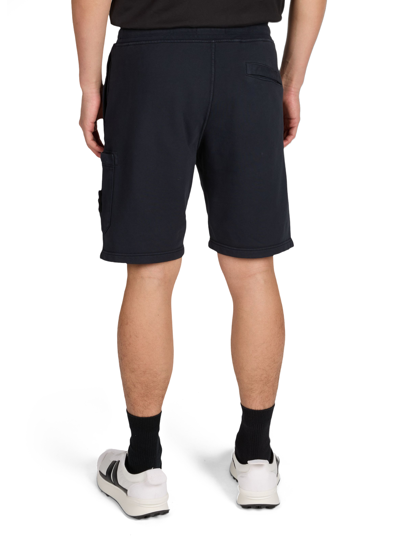 Short droit en coton  STONE ISLAND Bleu