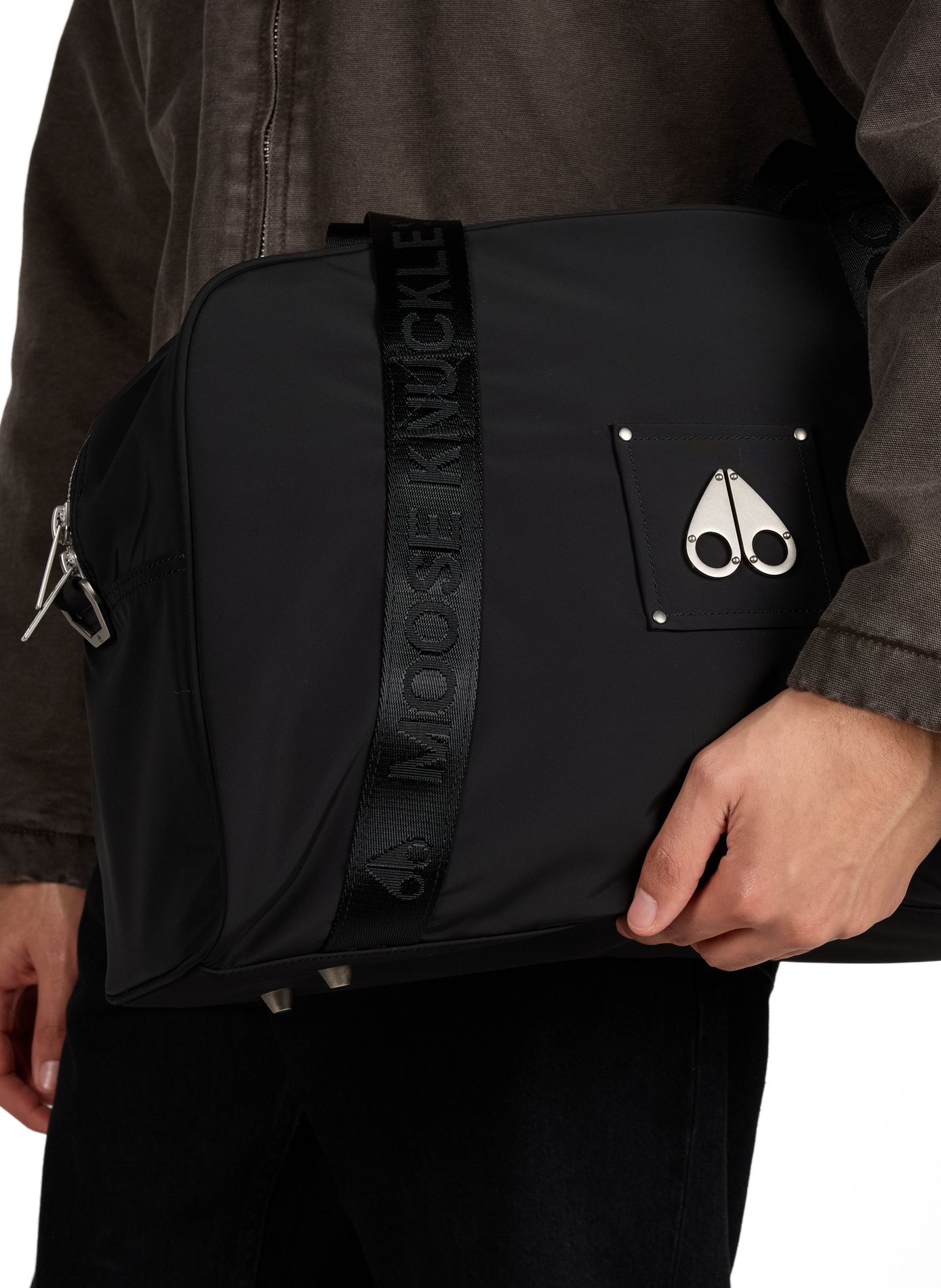 Sac week-end zippé MOOSE KNUCKLES Noir