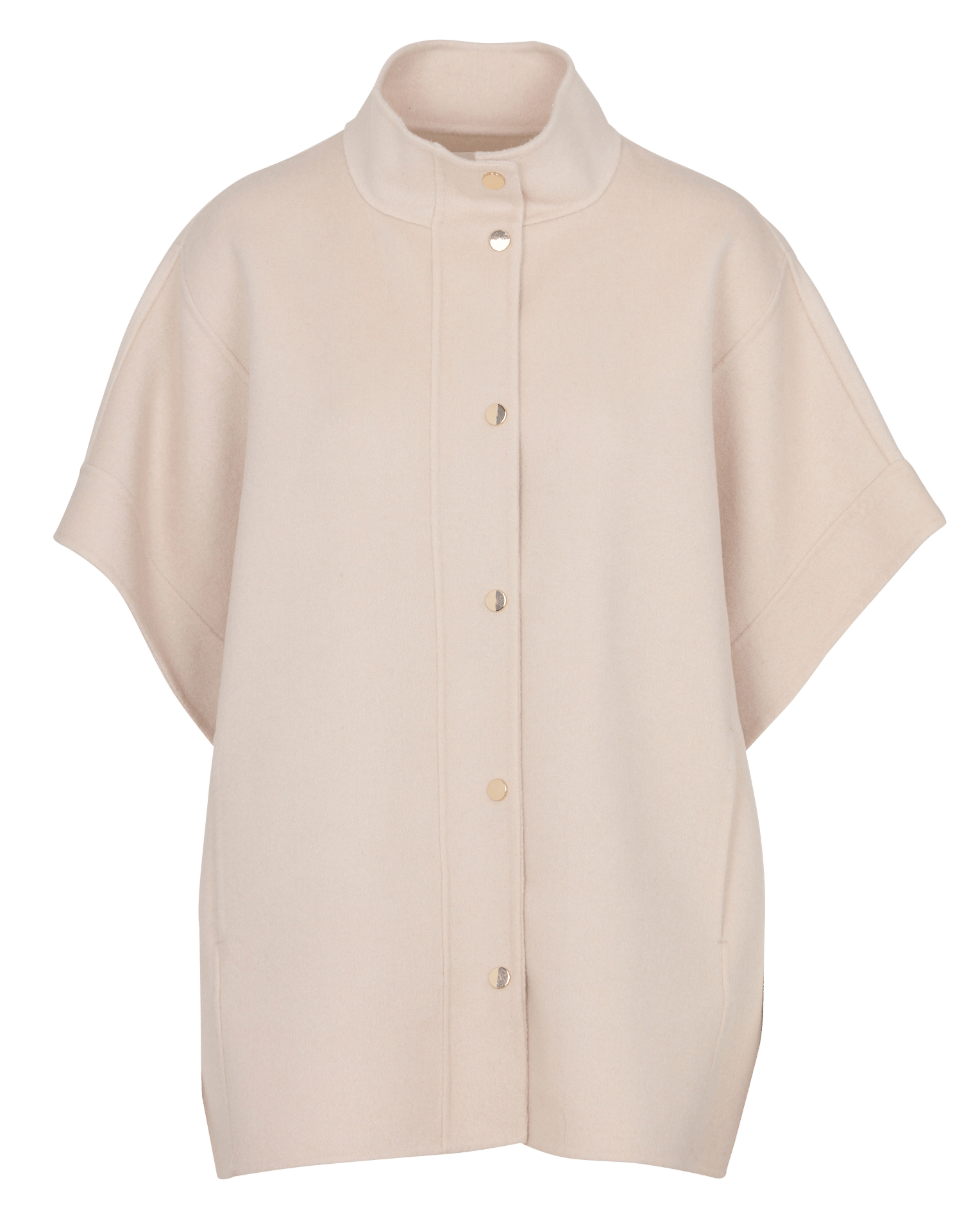 Veste col montant en laine mélangée fortune MAISON 123 Blanc