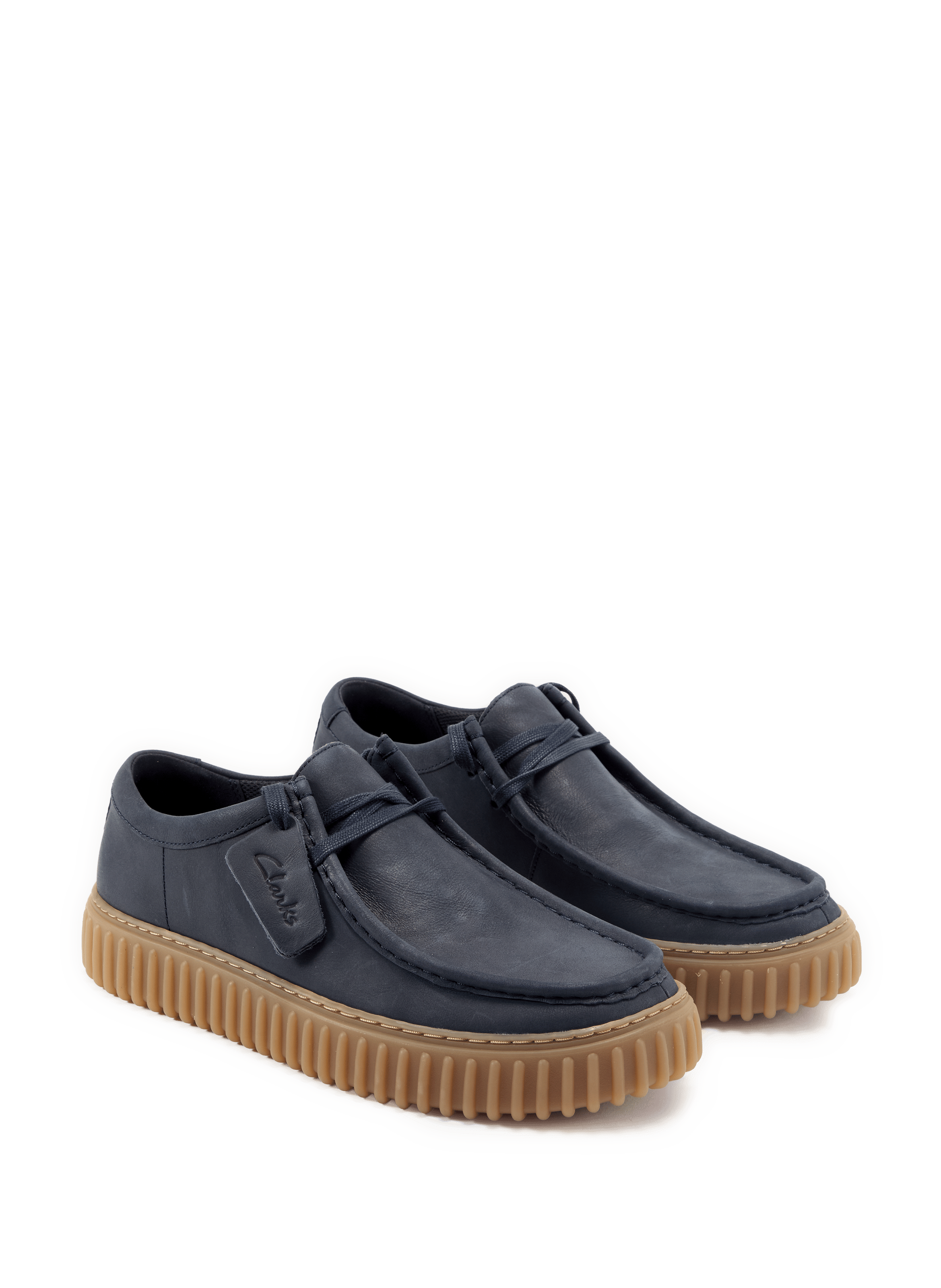 Derbies Torhill Lo en cuir suédé CLARKS Bleu