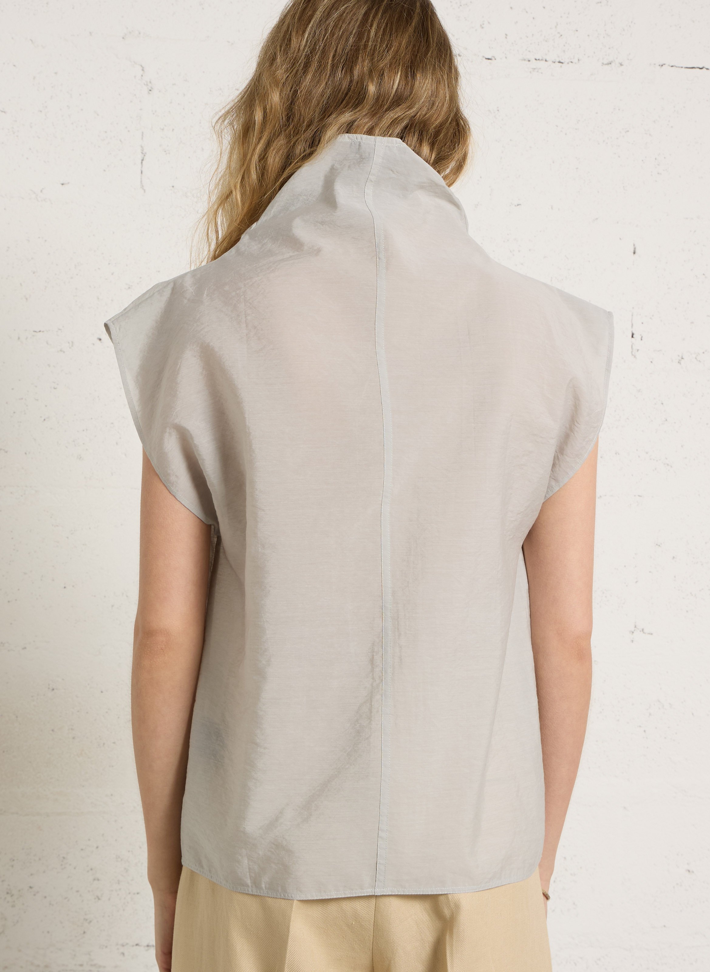 Top ample col montant izumi SOEUR Gris