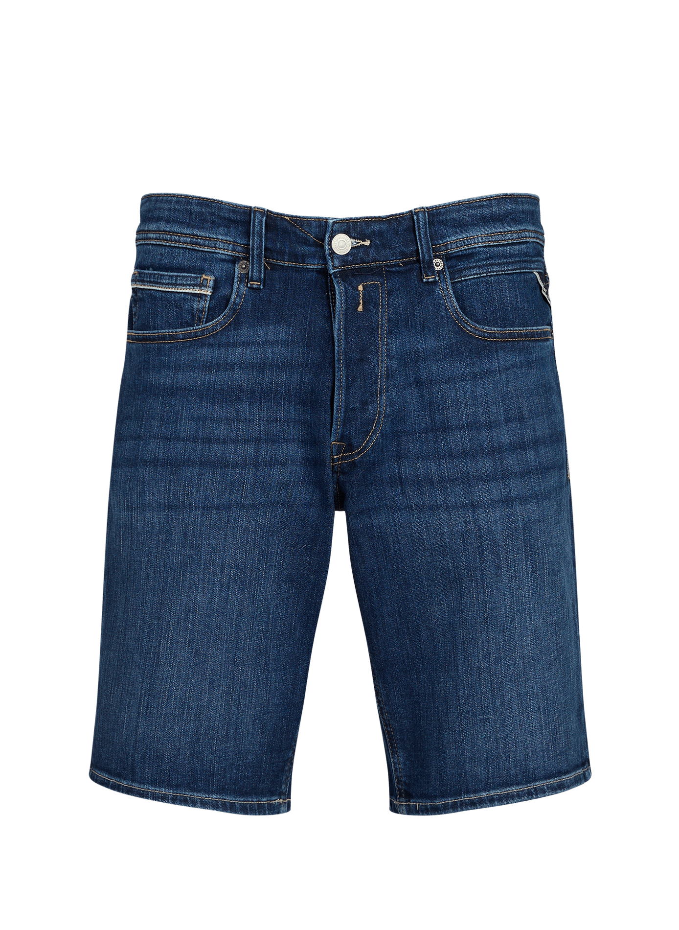 Short jean en coton mélangé REPLAY Bleu