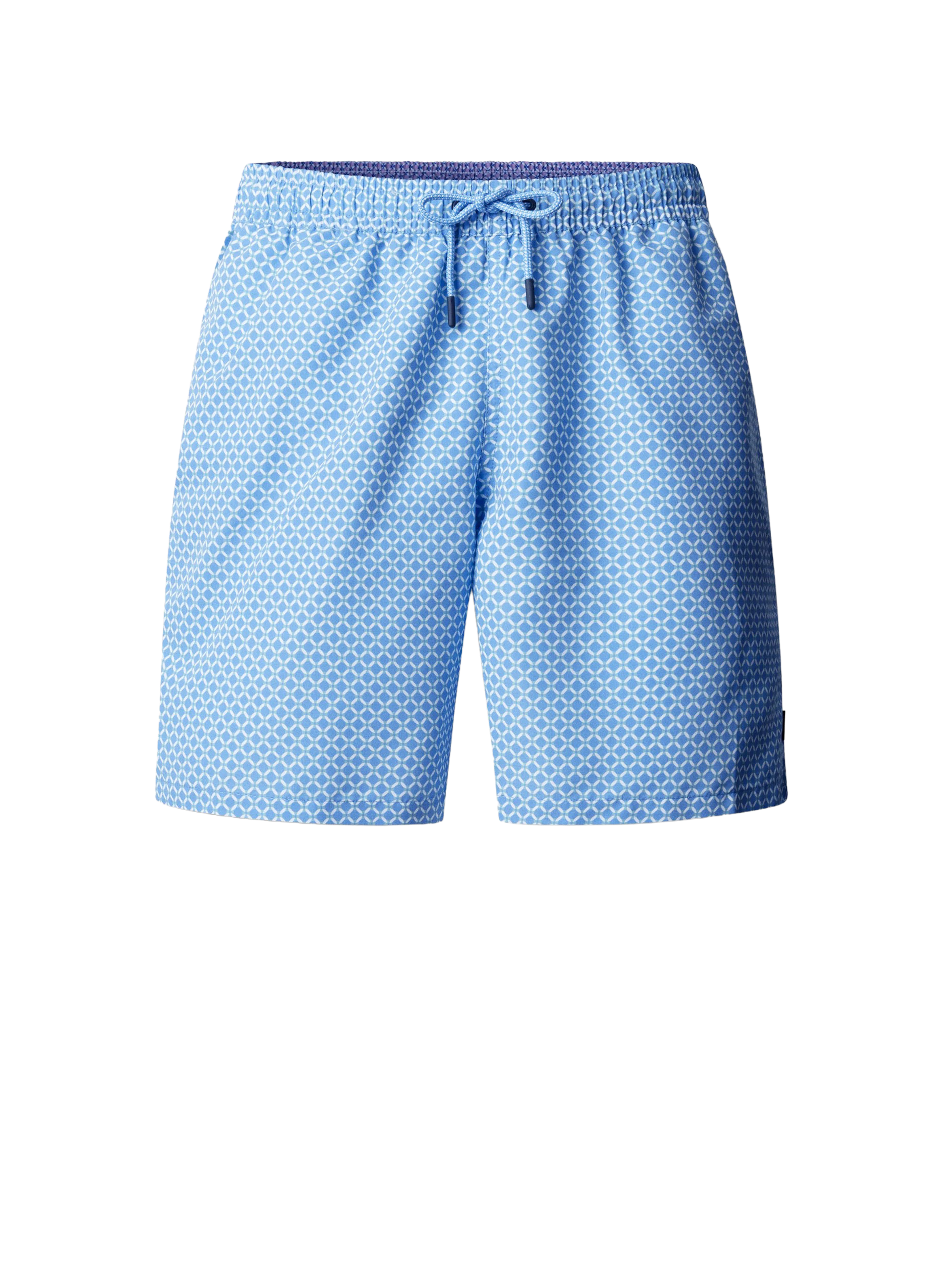 Short de bain à imprimé mini géométrique HACKETT Vert