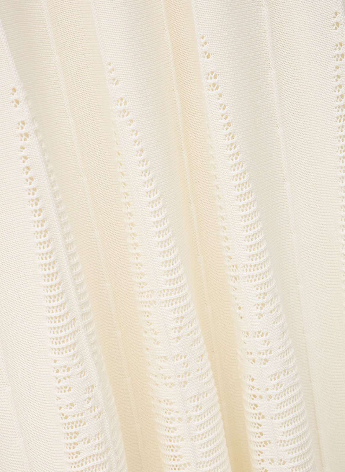 Jupe longue évasée à détails ajourés serta BA&SH Beige