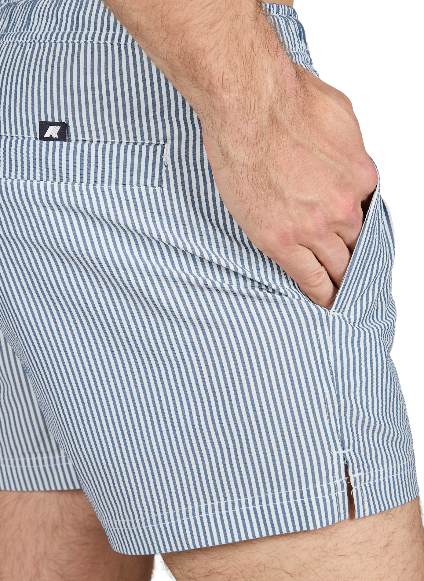 Striped Hazel swim shorts K-WAY Blue