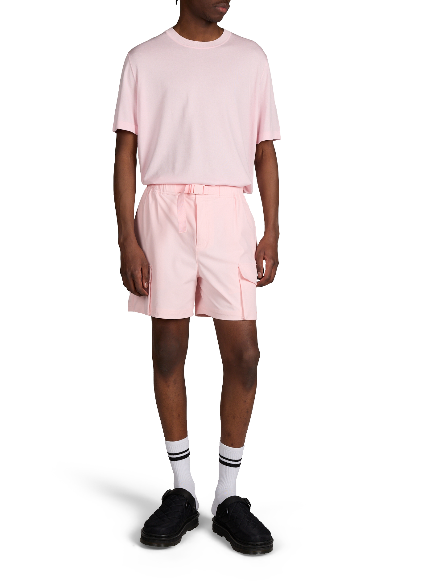 T-shirt Juste à col rond GERTRUDE ET GASTON Rose