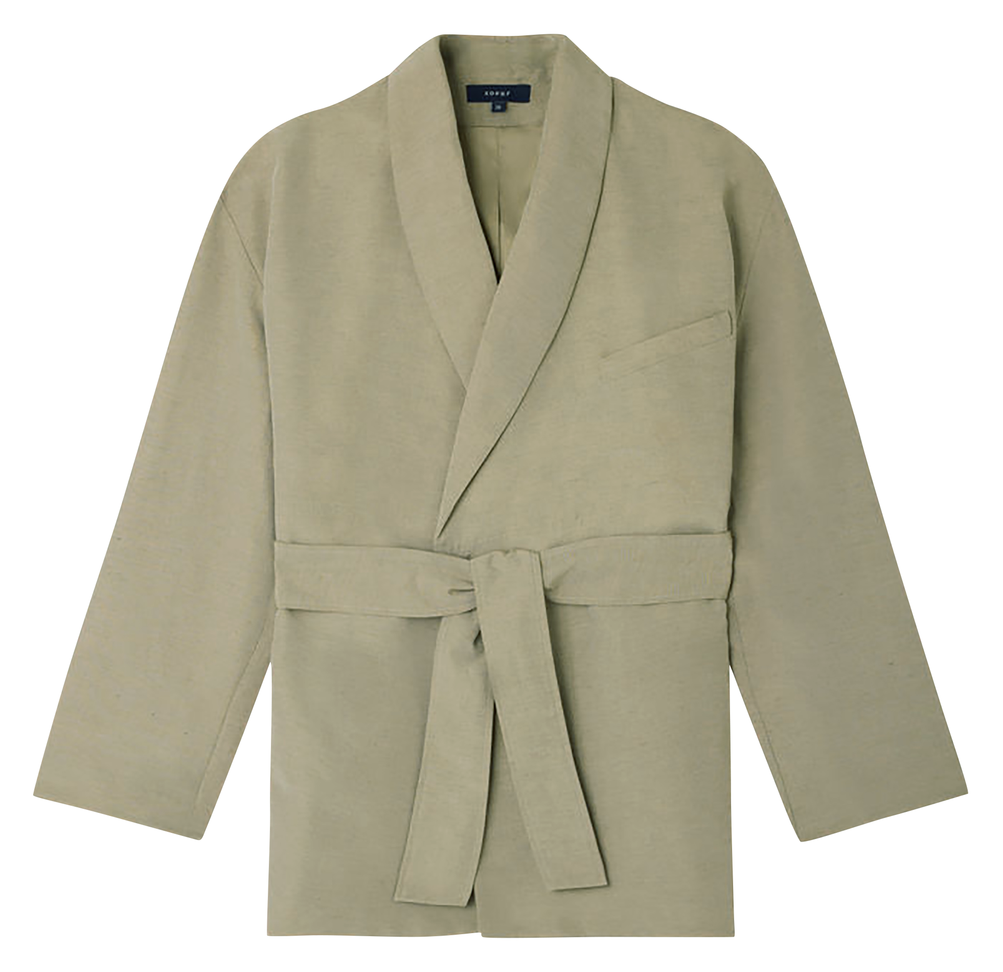 Veste ceinturée ajustée come Vert