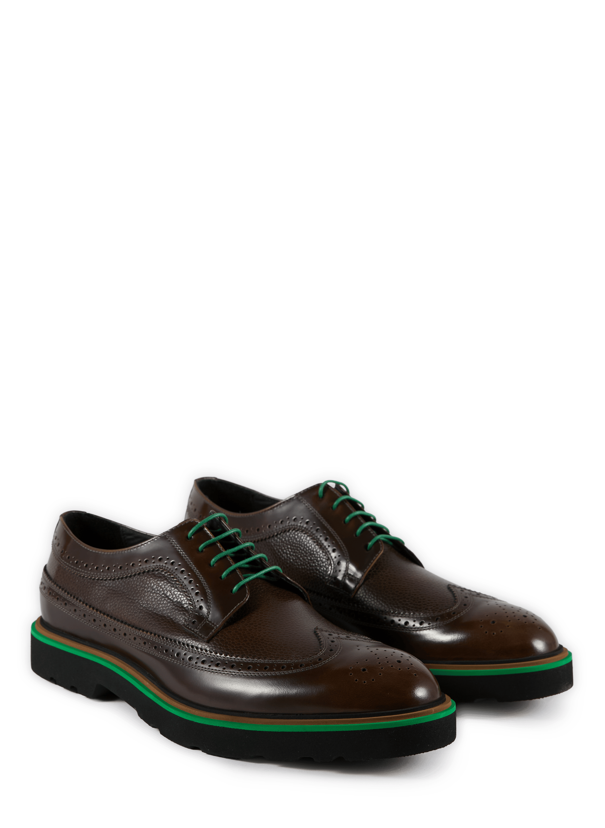 Richelieus Count in leather PAUL SMITH Brown