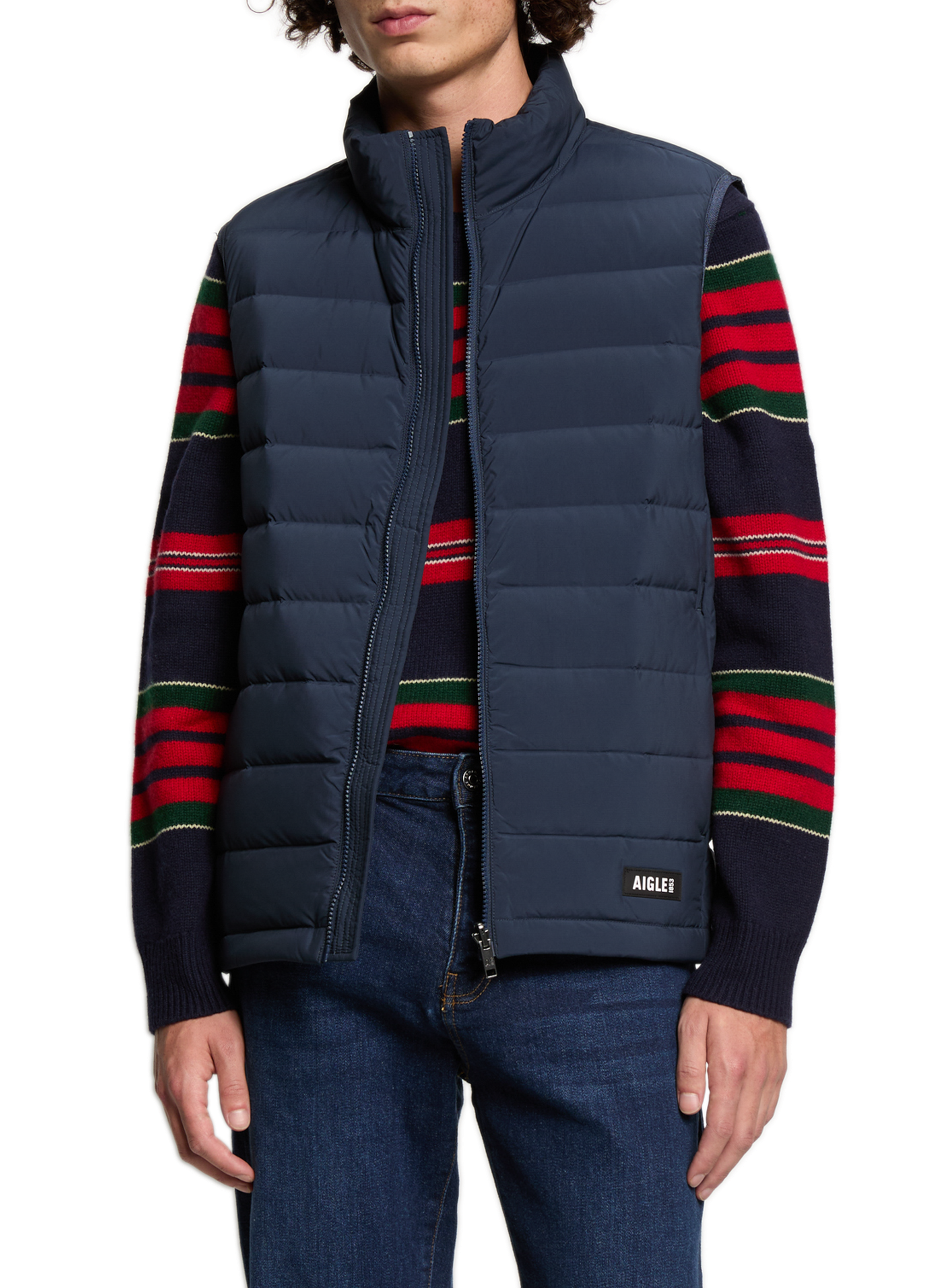 Quilted Sleeveless Vests AIGLE Blue