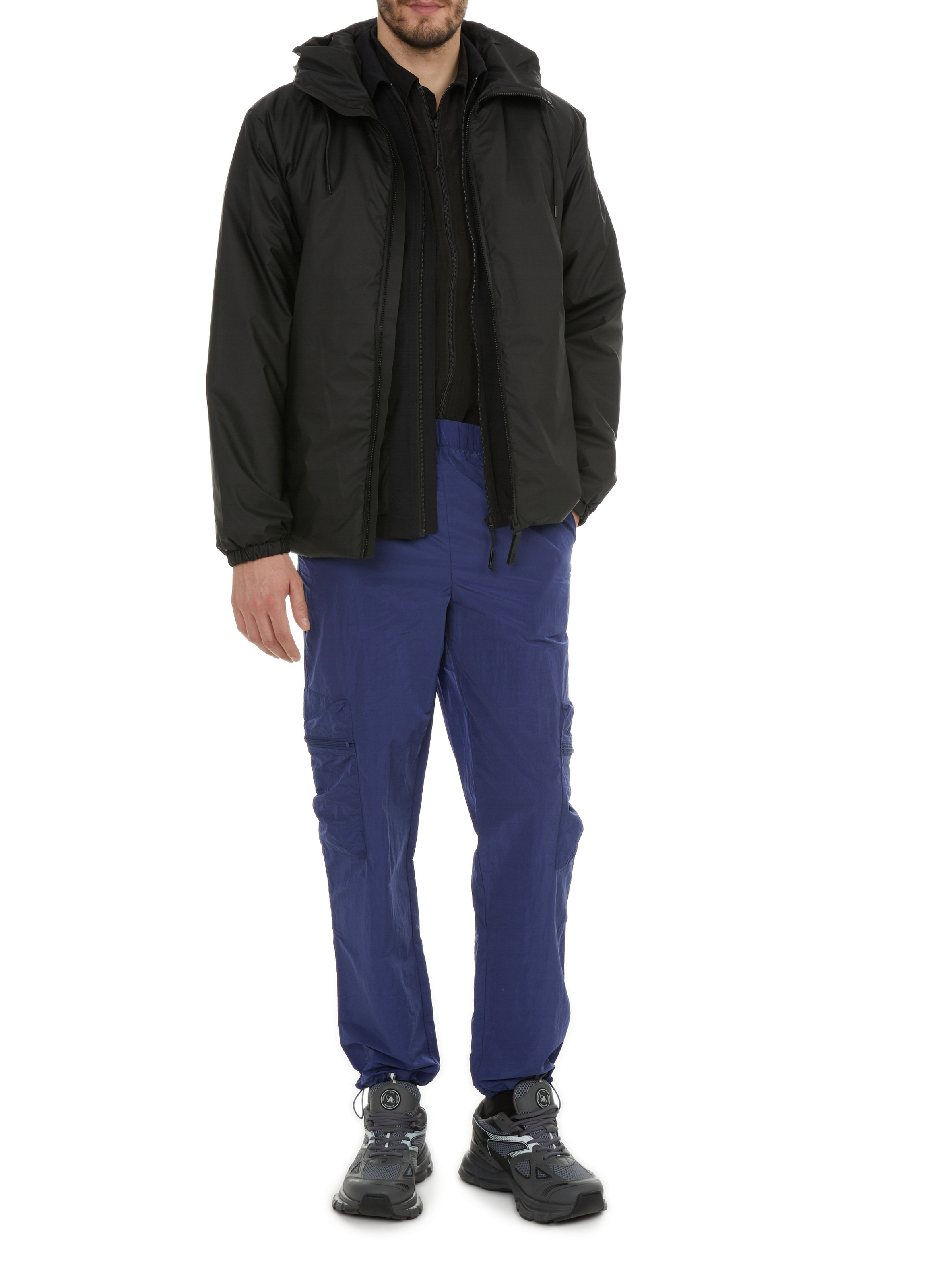 Parka cerata RAINS Nero