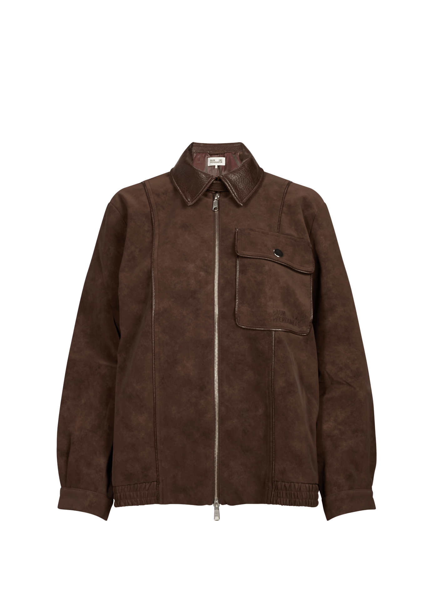 Chaqueta recta cuello clásico BAUM UND PFERDGARTEN Marrón