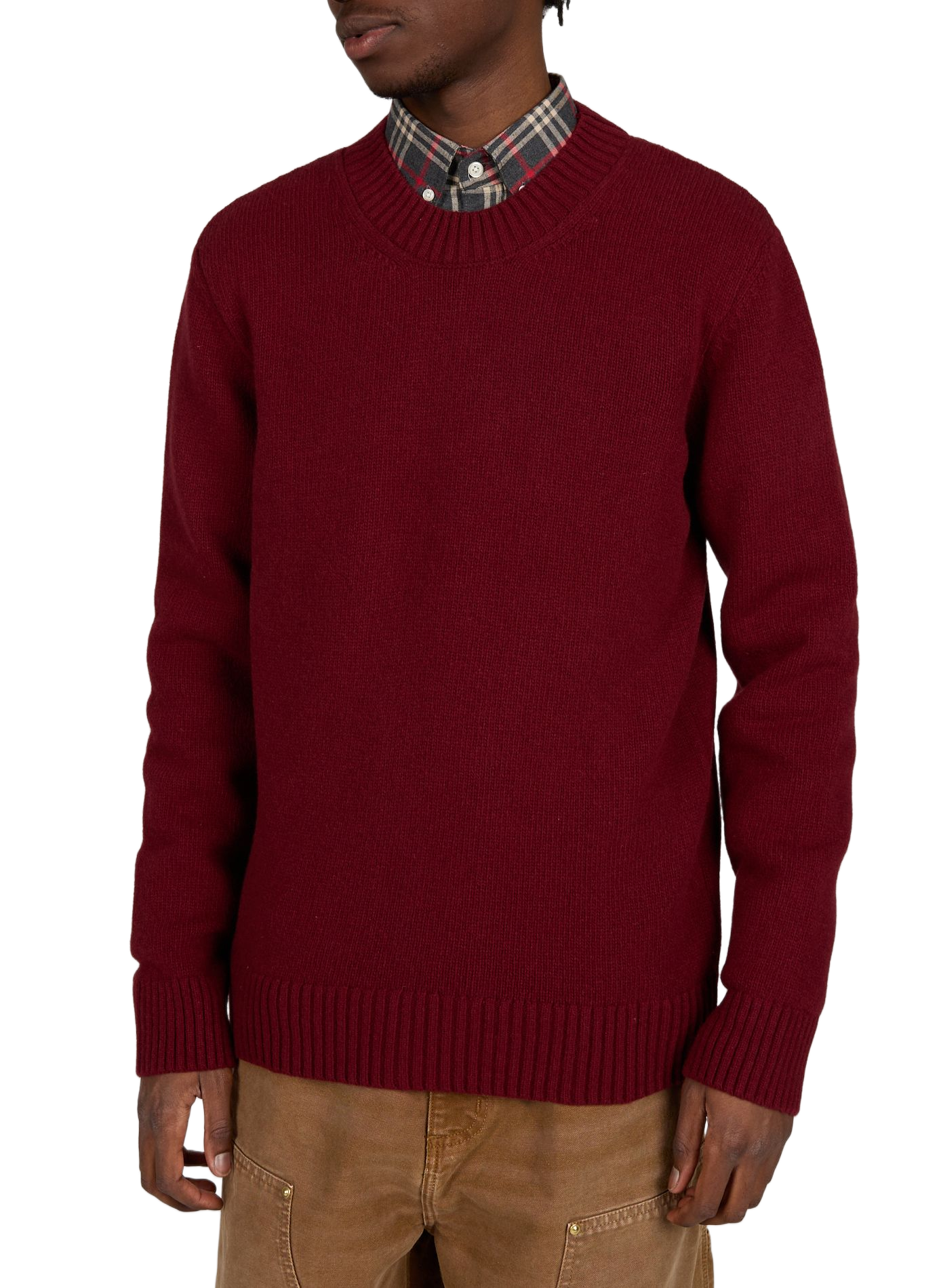 Plain jumper | Red AU PRINTEMPS PARIS Men