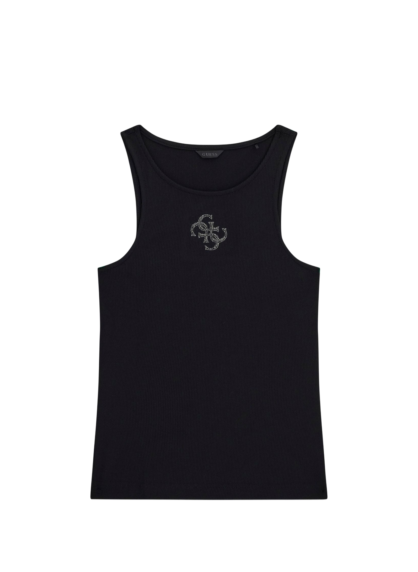 Rundhalsausschnitt Tanktop GUESS Schwarz