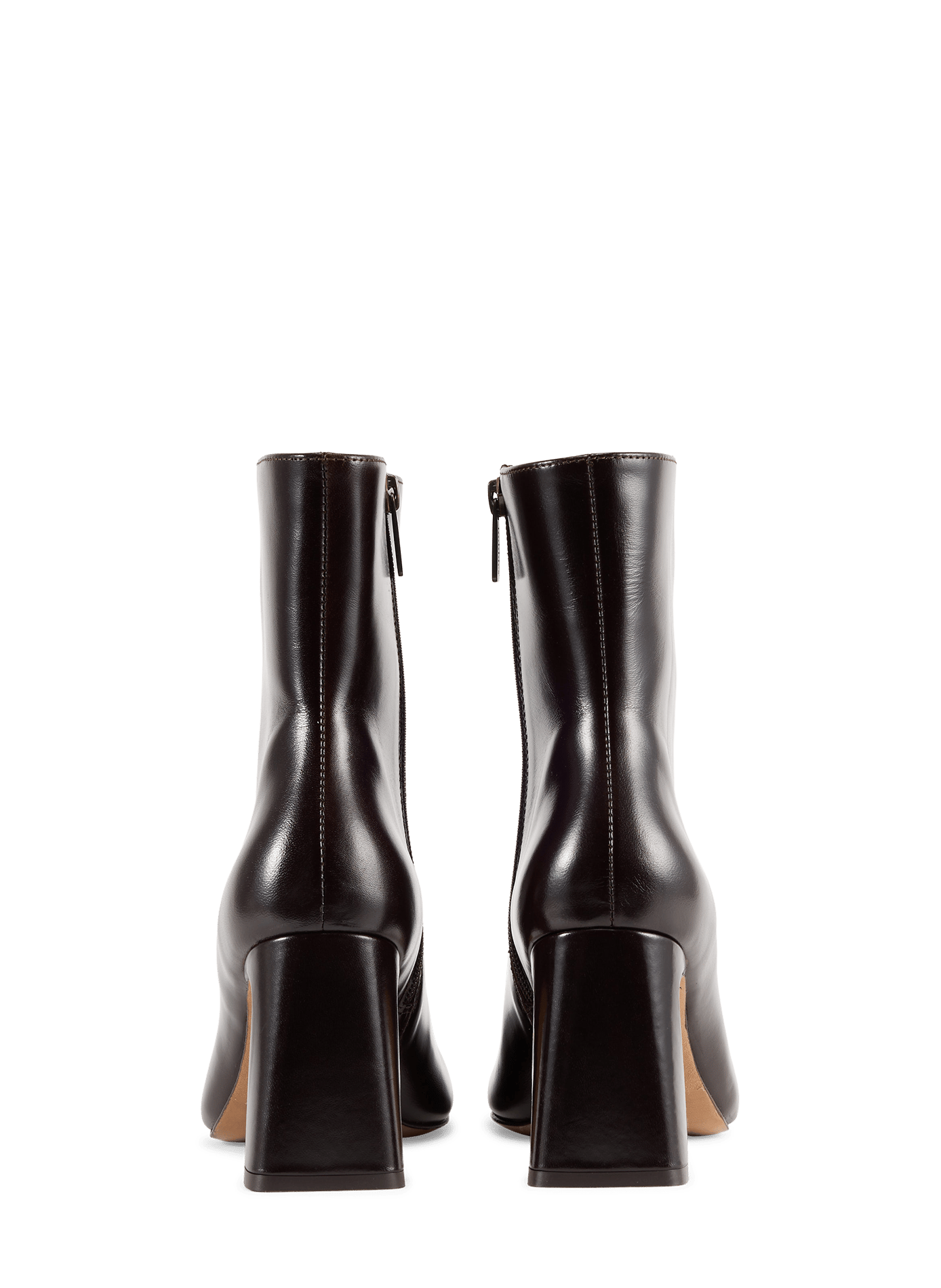 Bottines à talons Hazel en cuir BOBBIES Marron