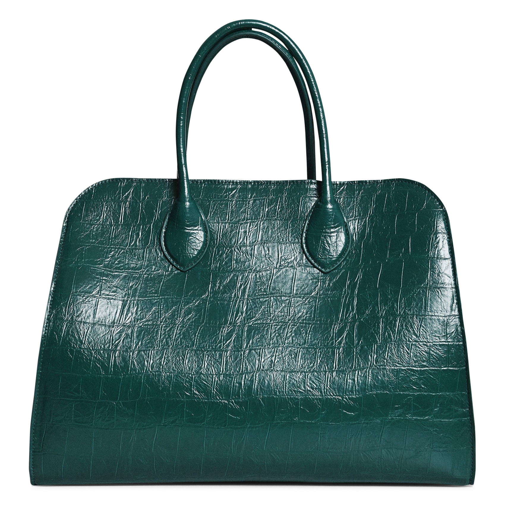 Sac cabas effet peau de crocodile katarina ESSENTIEL ANTWERP Vert