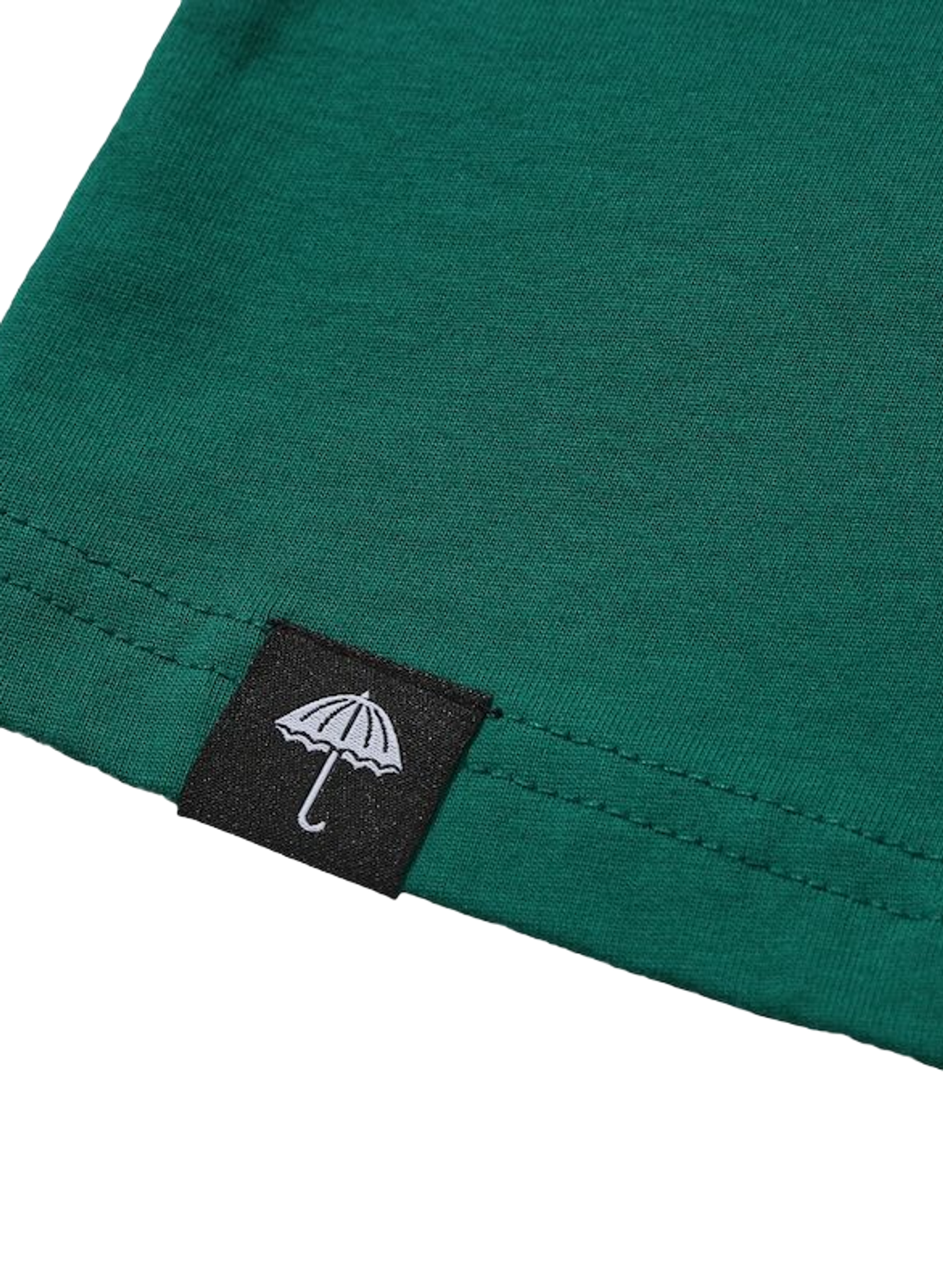 Straight T-shirt with embroidered logo HELAS CAPS Green