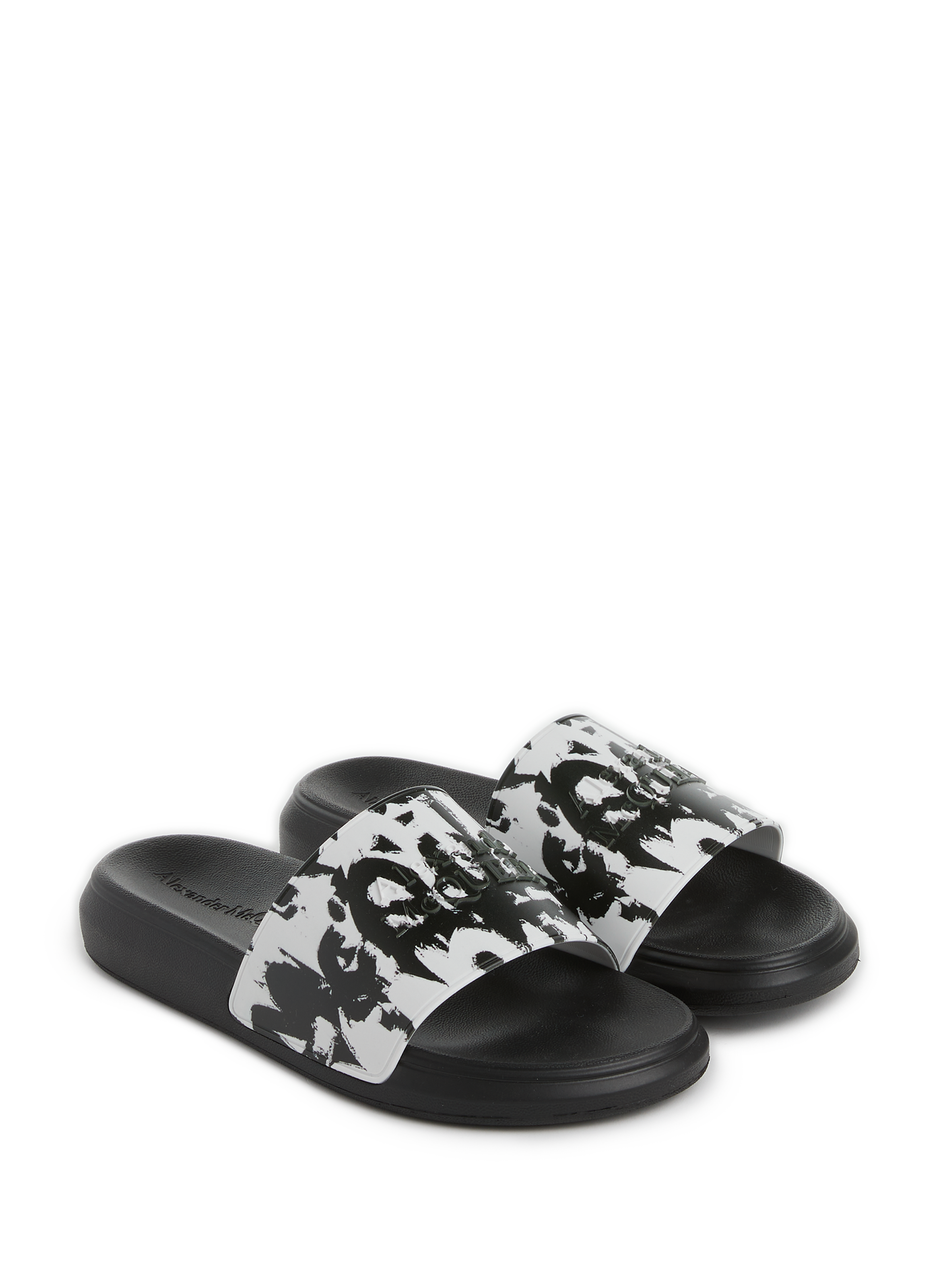 Claquettes Graffiti en cuir