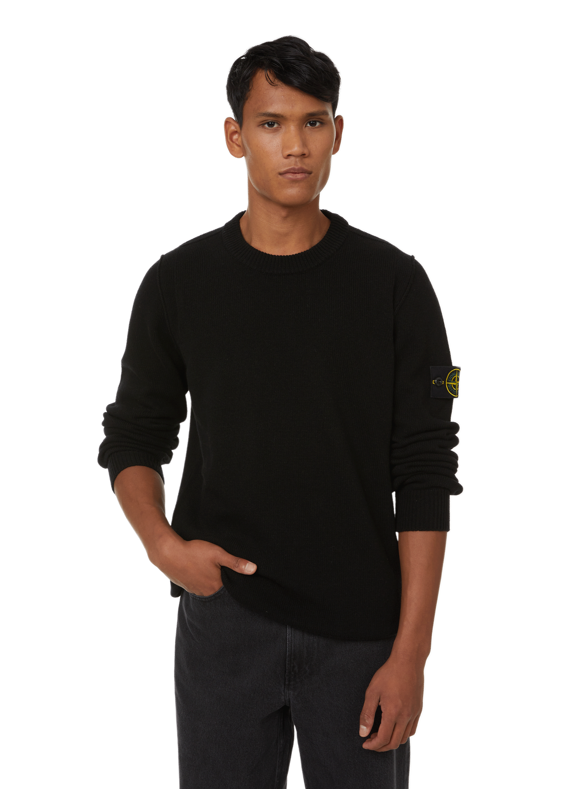 VIRGIN WOOL JUMPER - STONE ISLAND for MEN | Printemps.com