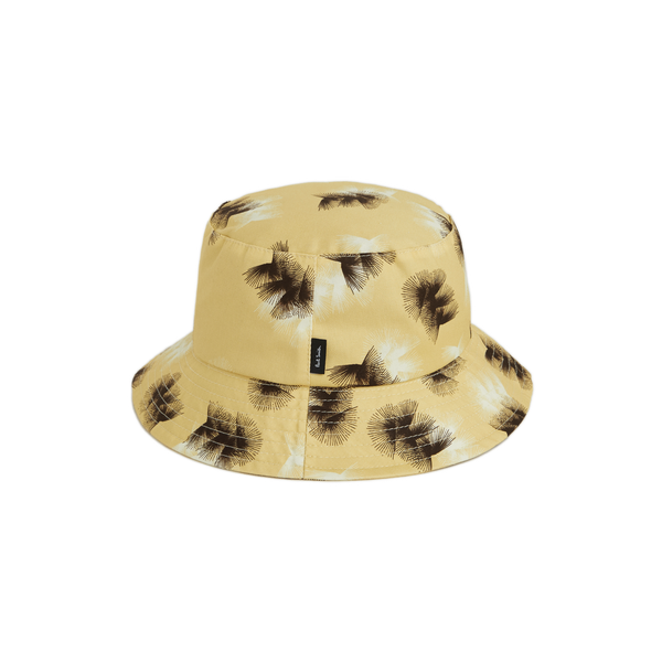Paul Smith Printed Cotton Bucket Hat In Yellow