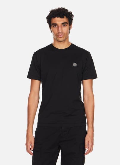 T-Shirt à manches longues en coton Kaki Stone island - Homme T-Shirt à manches longues en coton Kaki Stone island - Homme