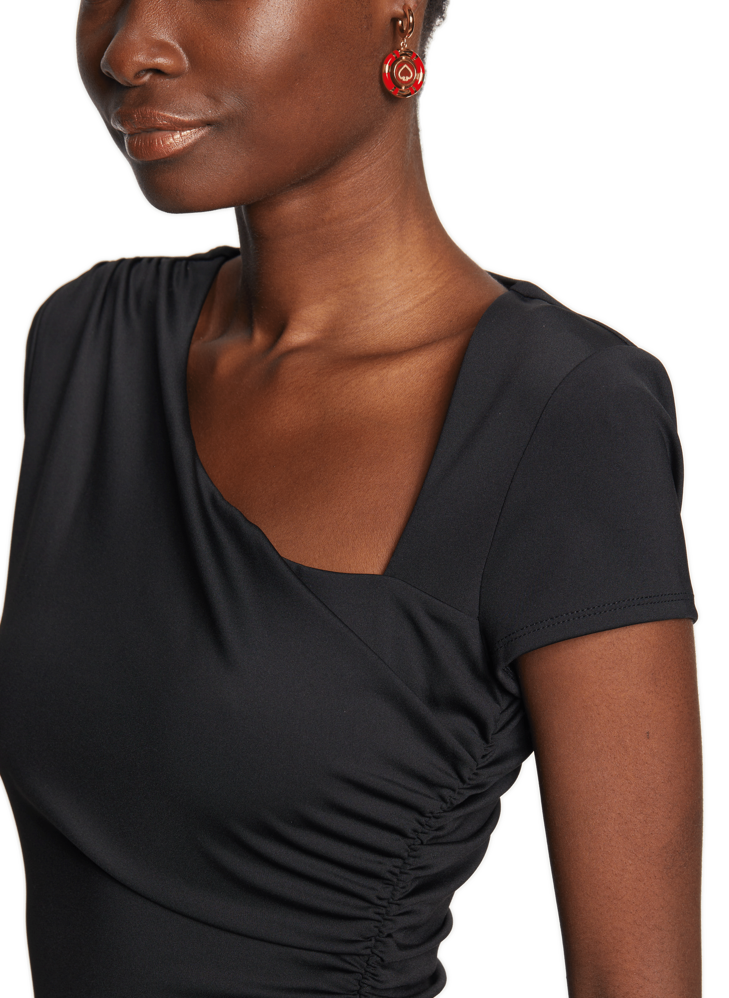 Boucle d'oreille Toky  AURELIE BIDERMANN Rouge