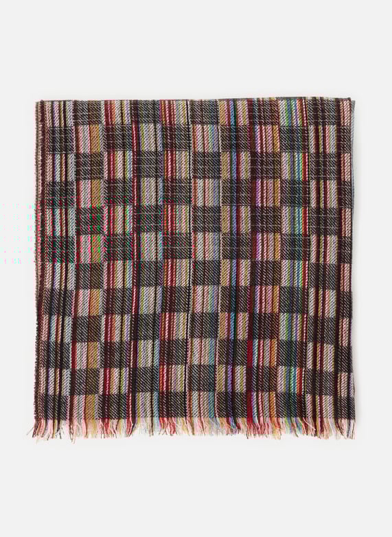 Wool and silk scarf paul smith men printemps
