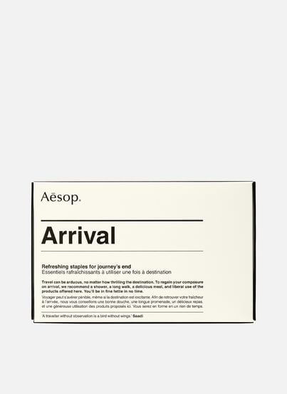 Coffret de voyage Arrivé AESOP Coffret de voyage Arrivé AESOP