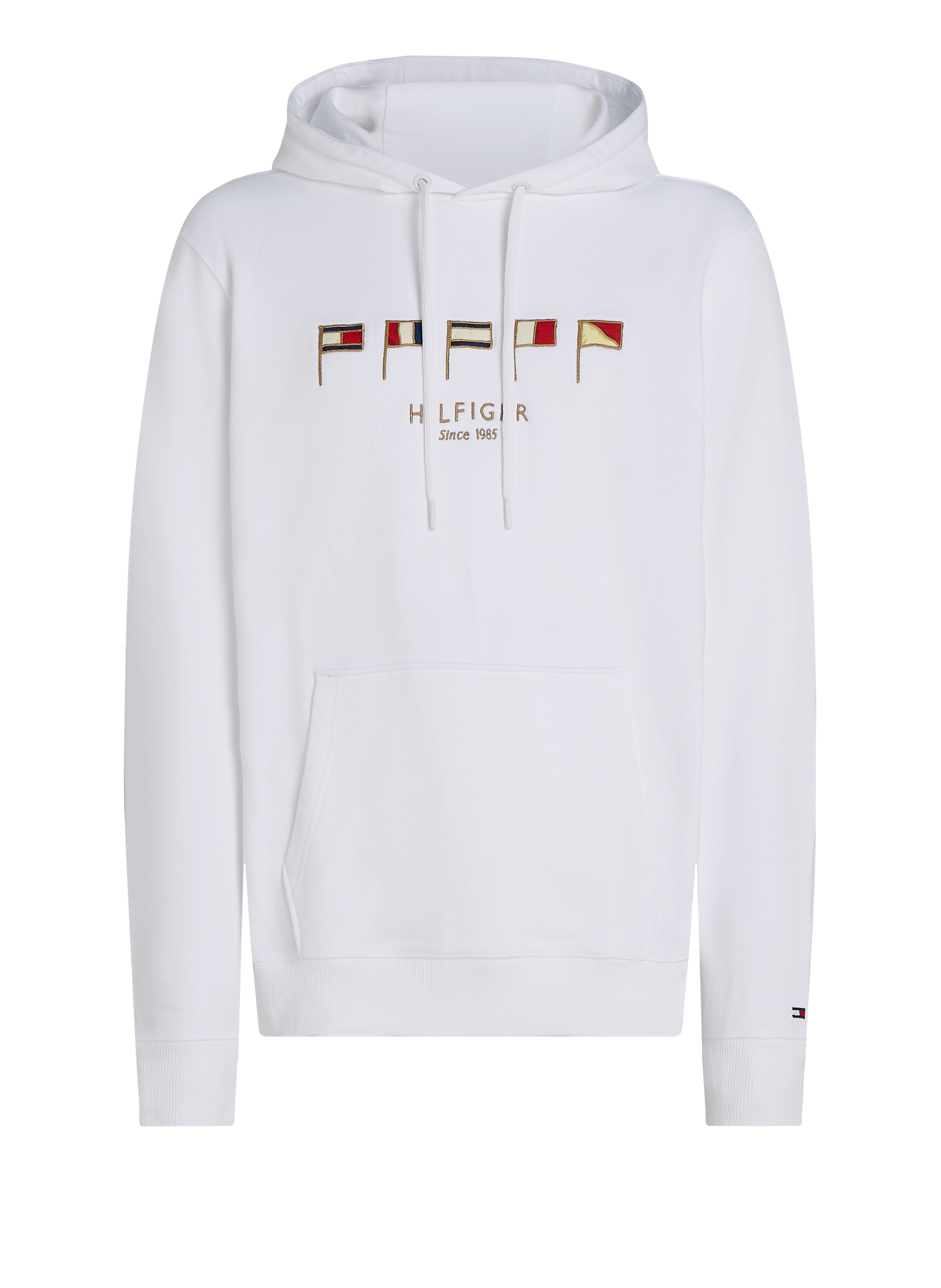 Hoodie en coton TOMMY HILFIGER Blanc