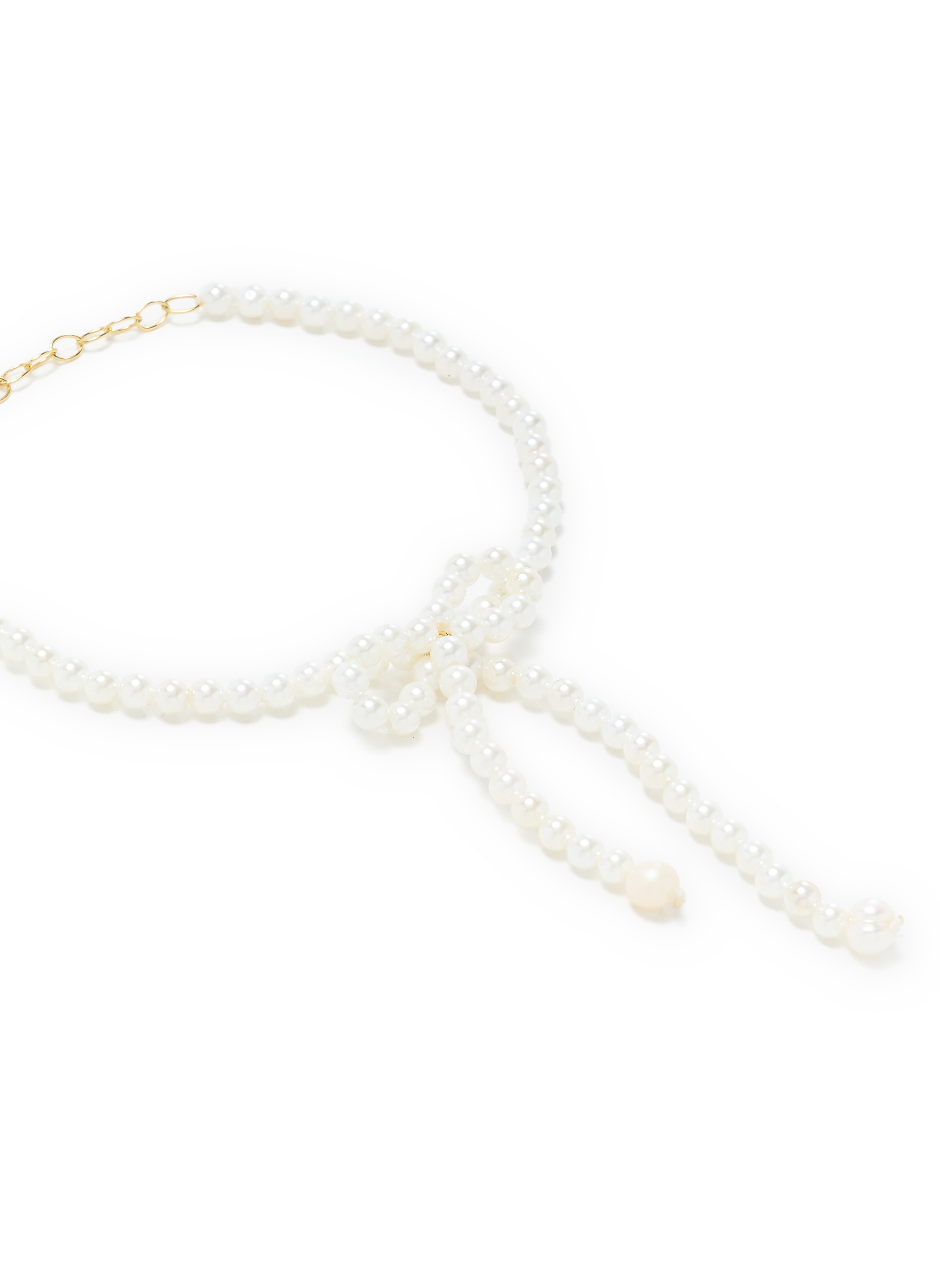 Bracelet de perles Fedra HERMINA ATHENS Blanc